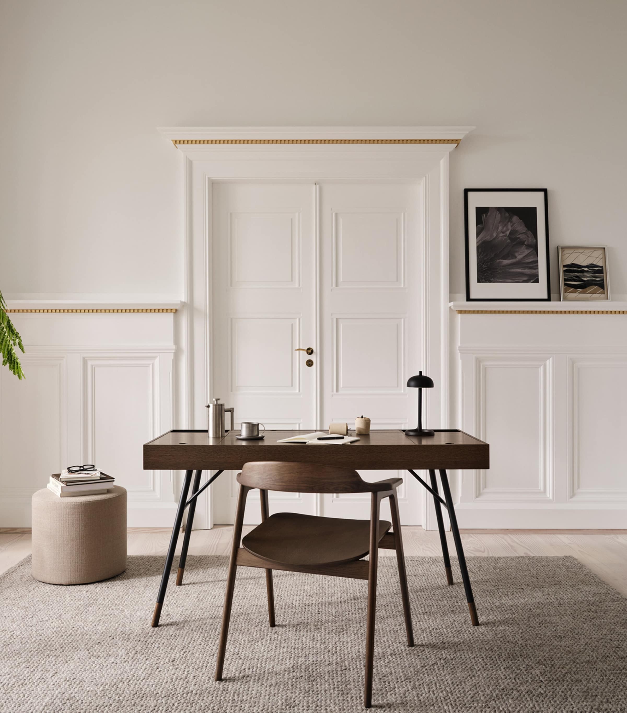 BoConcept Oak Cupertino Desk Drk Oak / Matt Blk Image 3