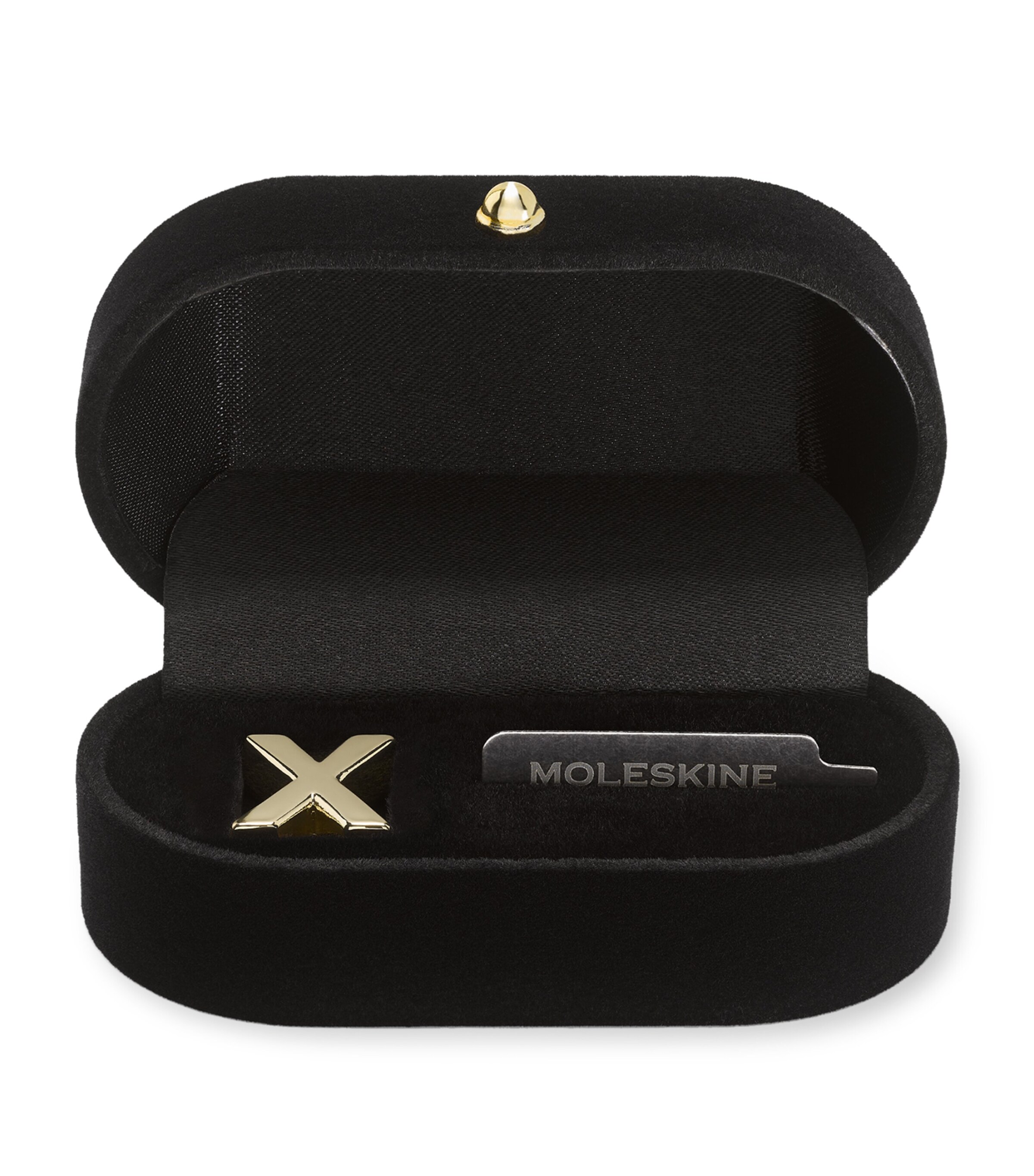 Moleskine Gold-plated X Notebook Charm In Gold