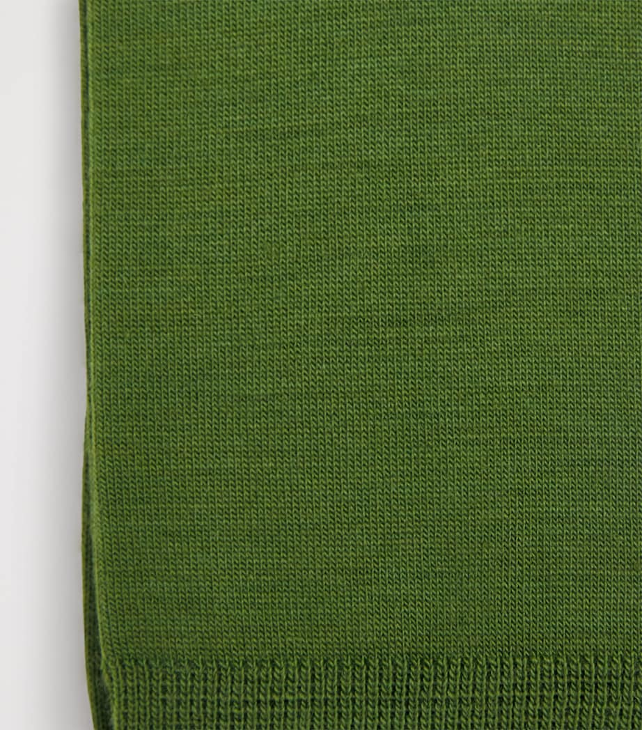 Wool-Cotton-Blend Airport Socks 7528 CYPRESS Image 2