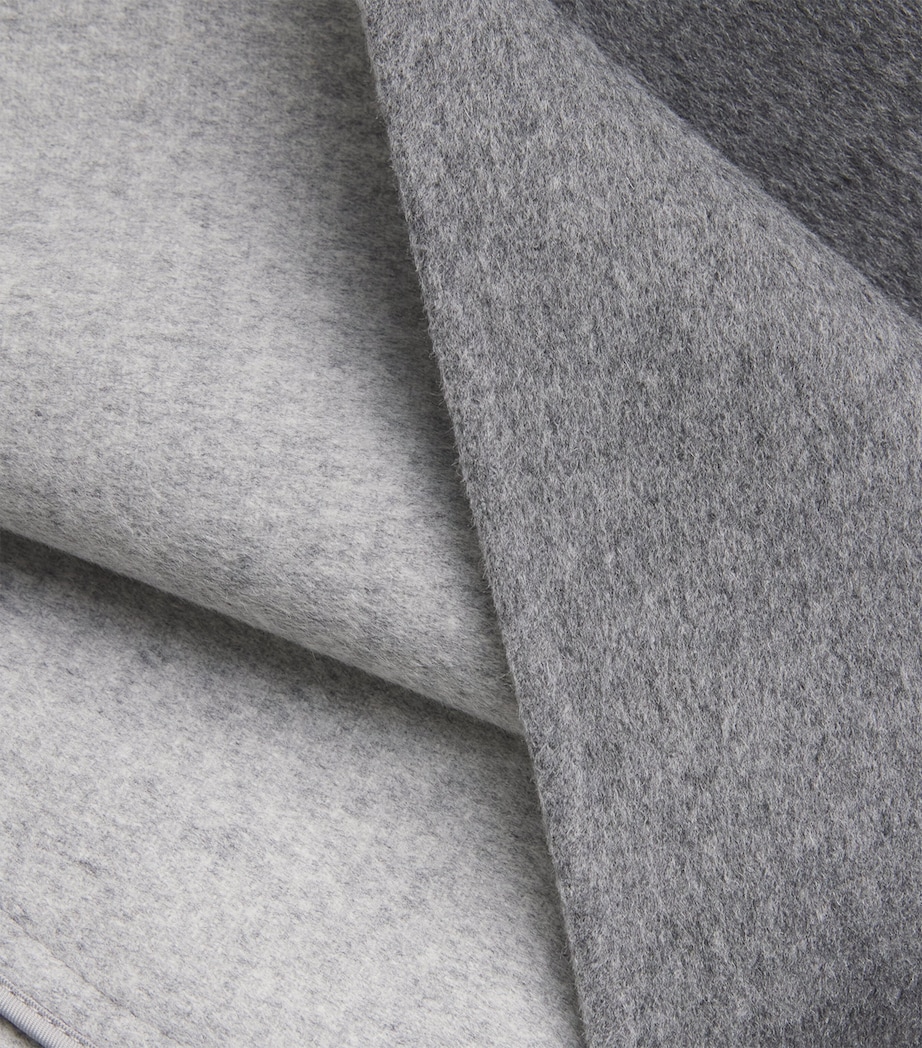 Wool Mai-CN Wrap Coat CARBON MIX-LIGHTGREY Image 5