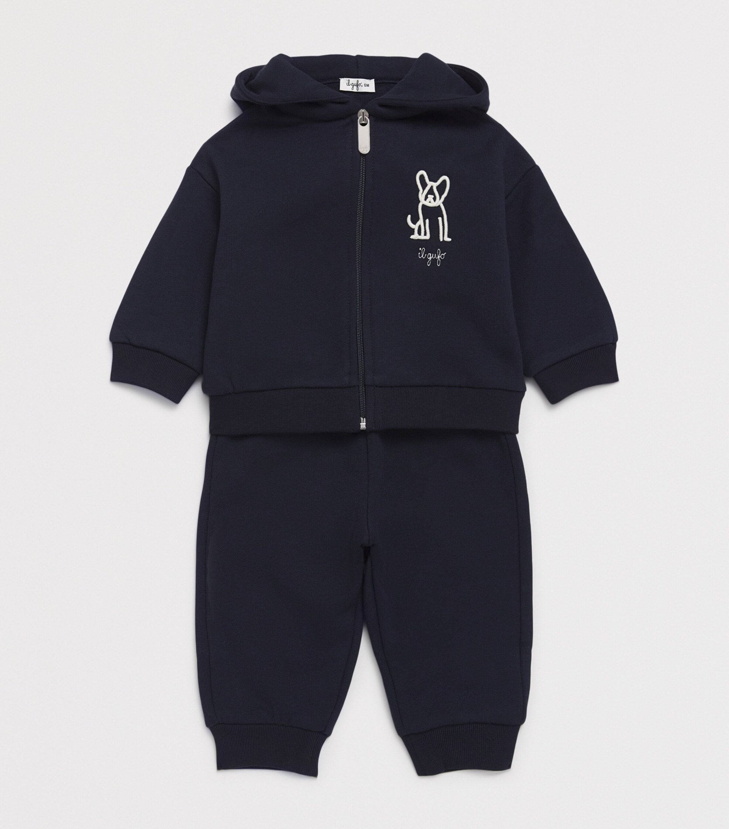 Cotton Zip-Up Hoodie and Sweatpants Set (6-36 Months) 497NAVY BLUE Image 3