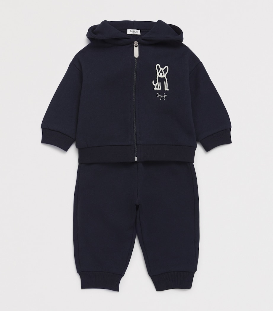 Cotton Zip-Up Hoodie and Sweatpants Set (6-36 Months) 497NAVY BLUE Image 3