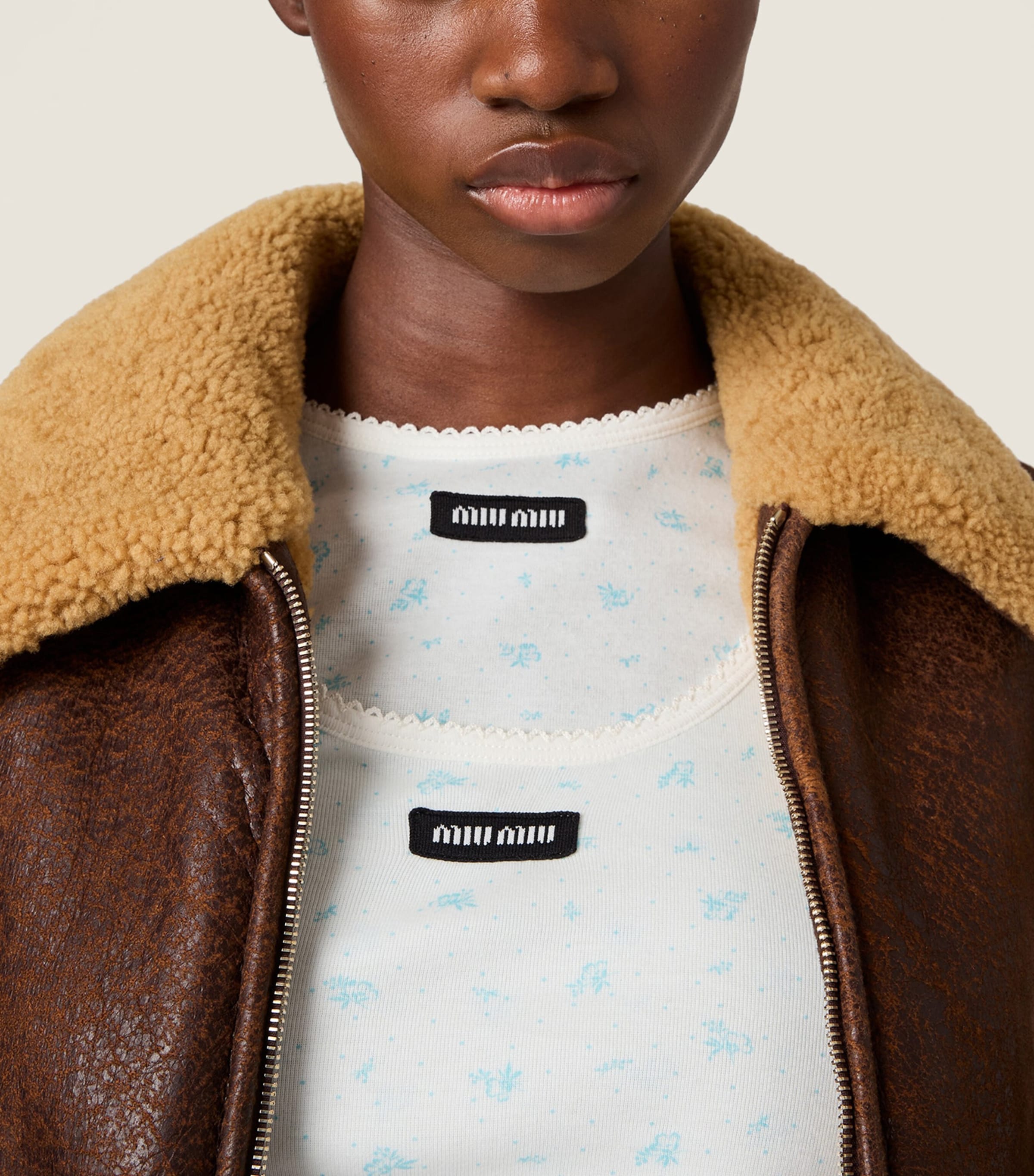 Cotton Jersey Ribbed Tank Top F0AZ1 Image 6