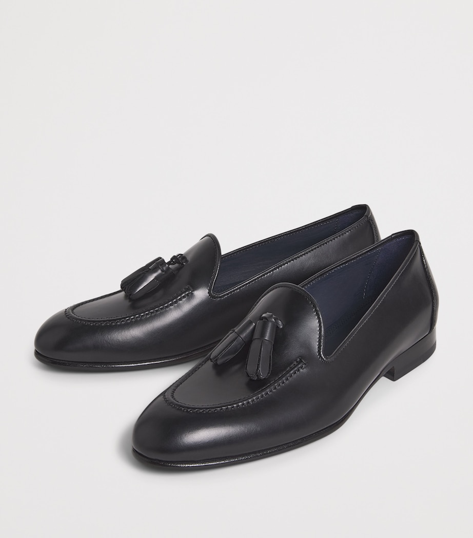 Brioni Leather Tassel Appia Loafers Image 3