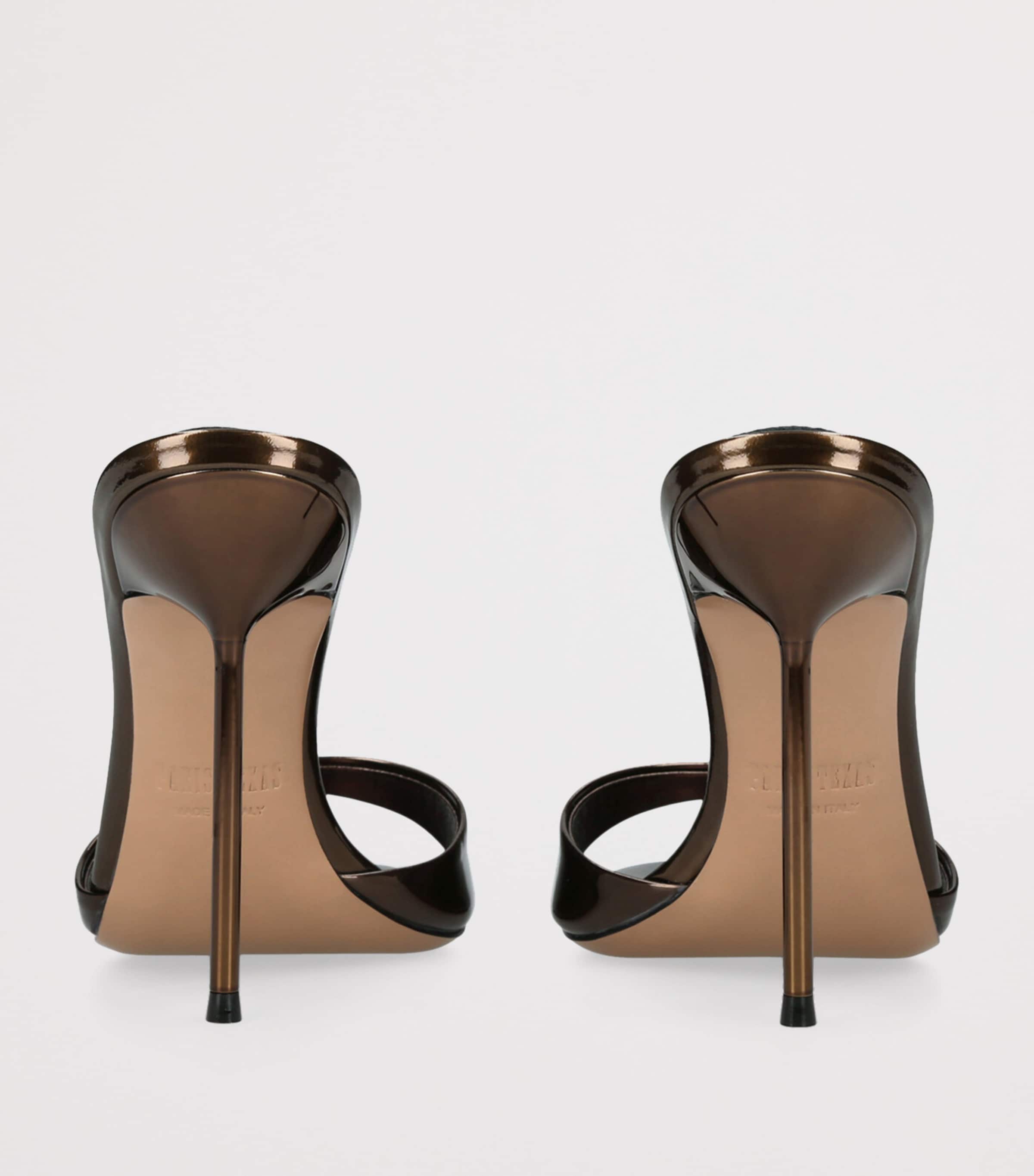 Paris Texas Patent Leather Lidia Mules 105 Dark Brown Image 2