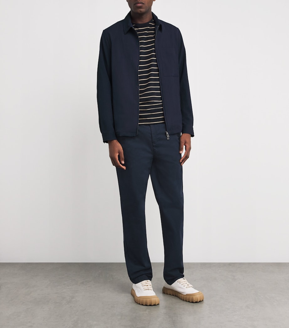 Cotton Rally Chino Trousers DARK INK Image 2