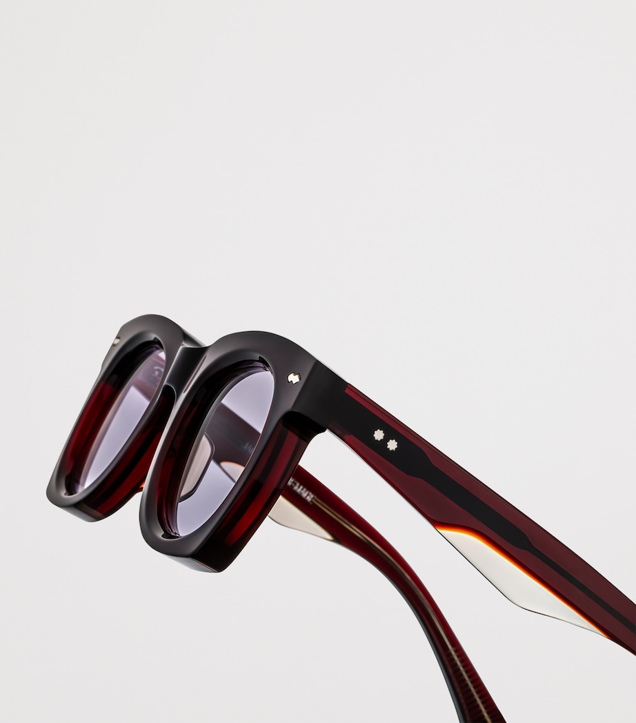Acetate Ava Sunglasses 14N-CHERRY Image 2