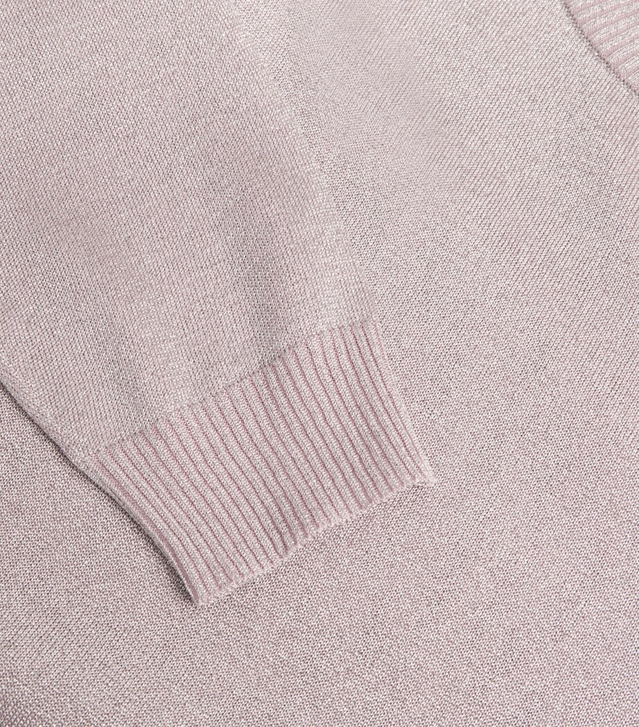Lamé Sweater S30DF LIGHT PINK Image 5