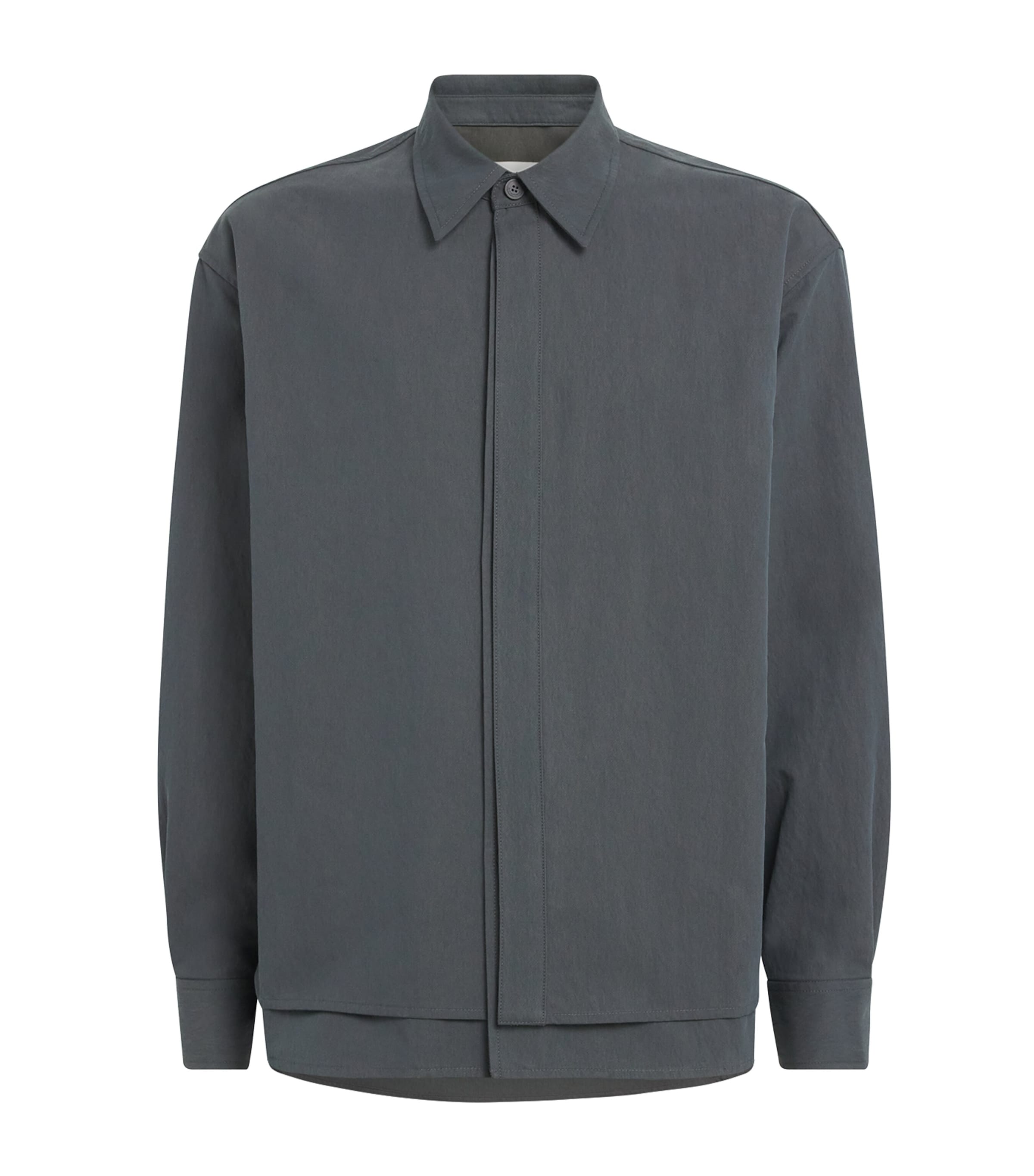 Le 17 Septembre Double-layered Shirt In Black