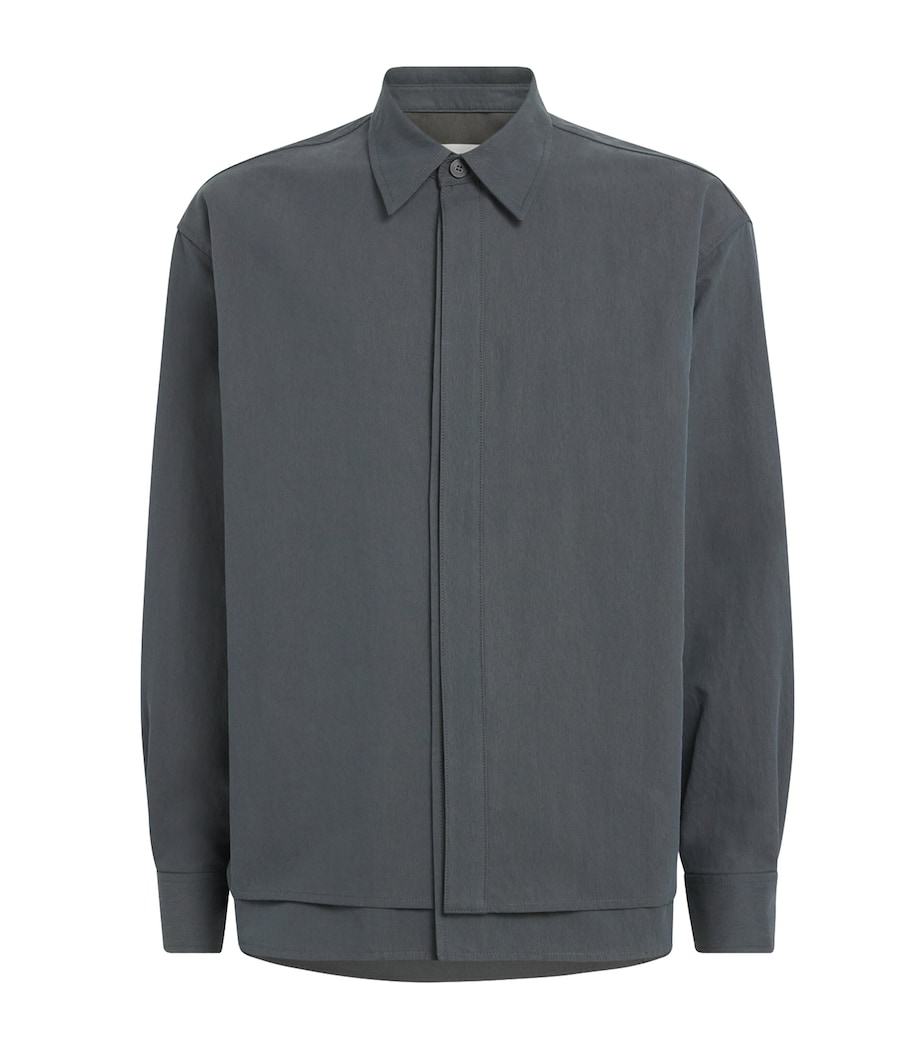 Double-Layered Shirt BLACK Image 1