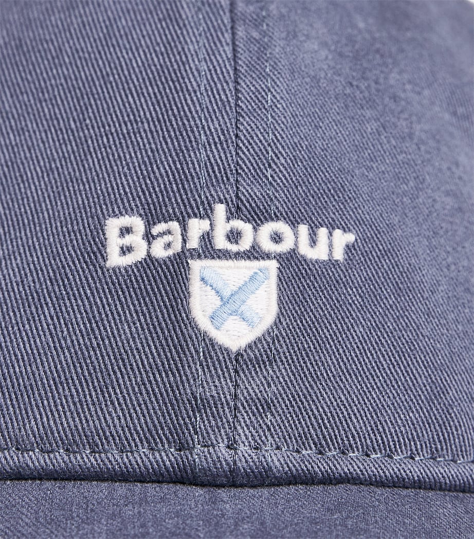 Cotton Cascade Sports Cap WASHED BLUEBL51 Image 3