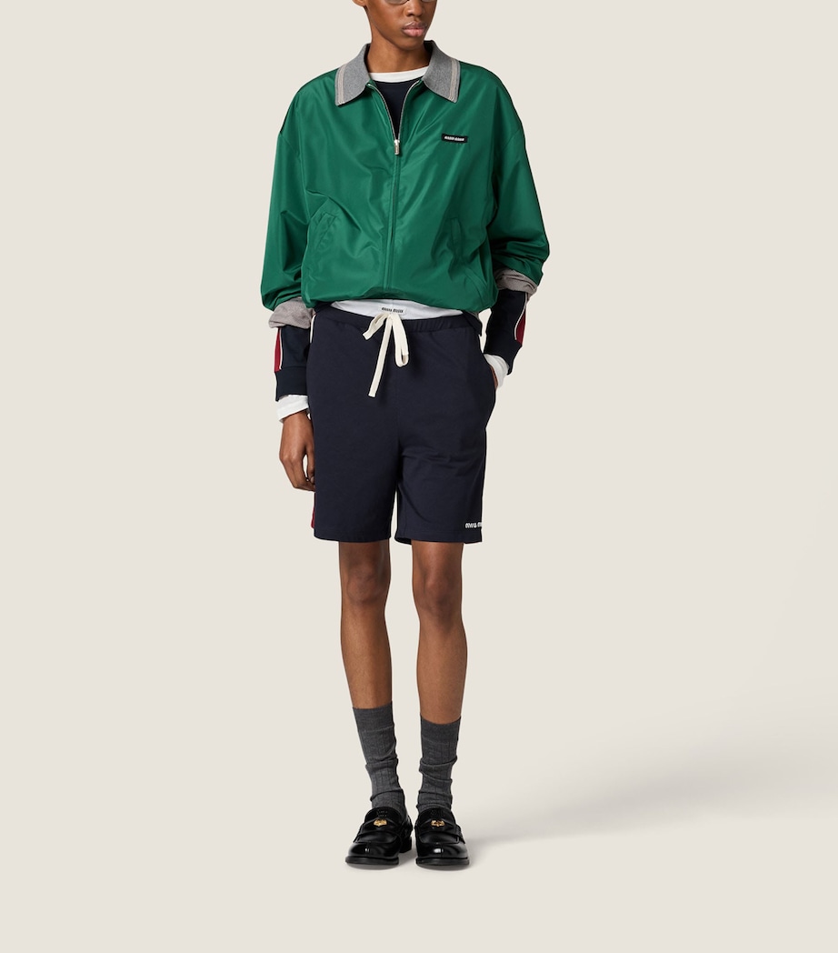 Miu Miu Womens Technical Blouson Jacket Image 2