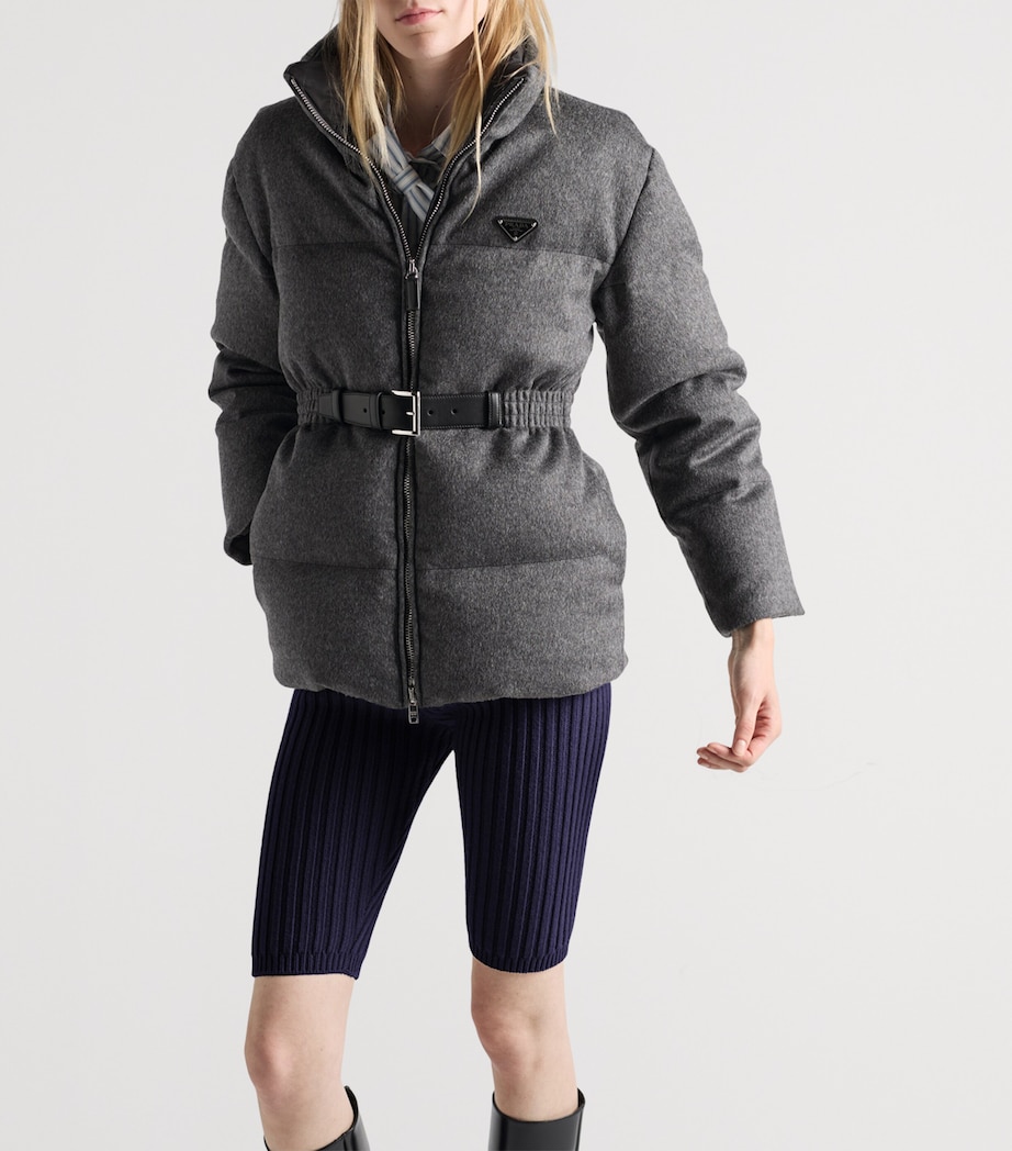 Wool Loden Down Jacket F0480 Image 3
