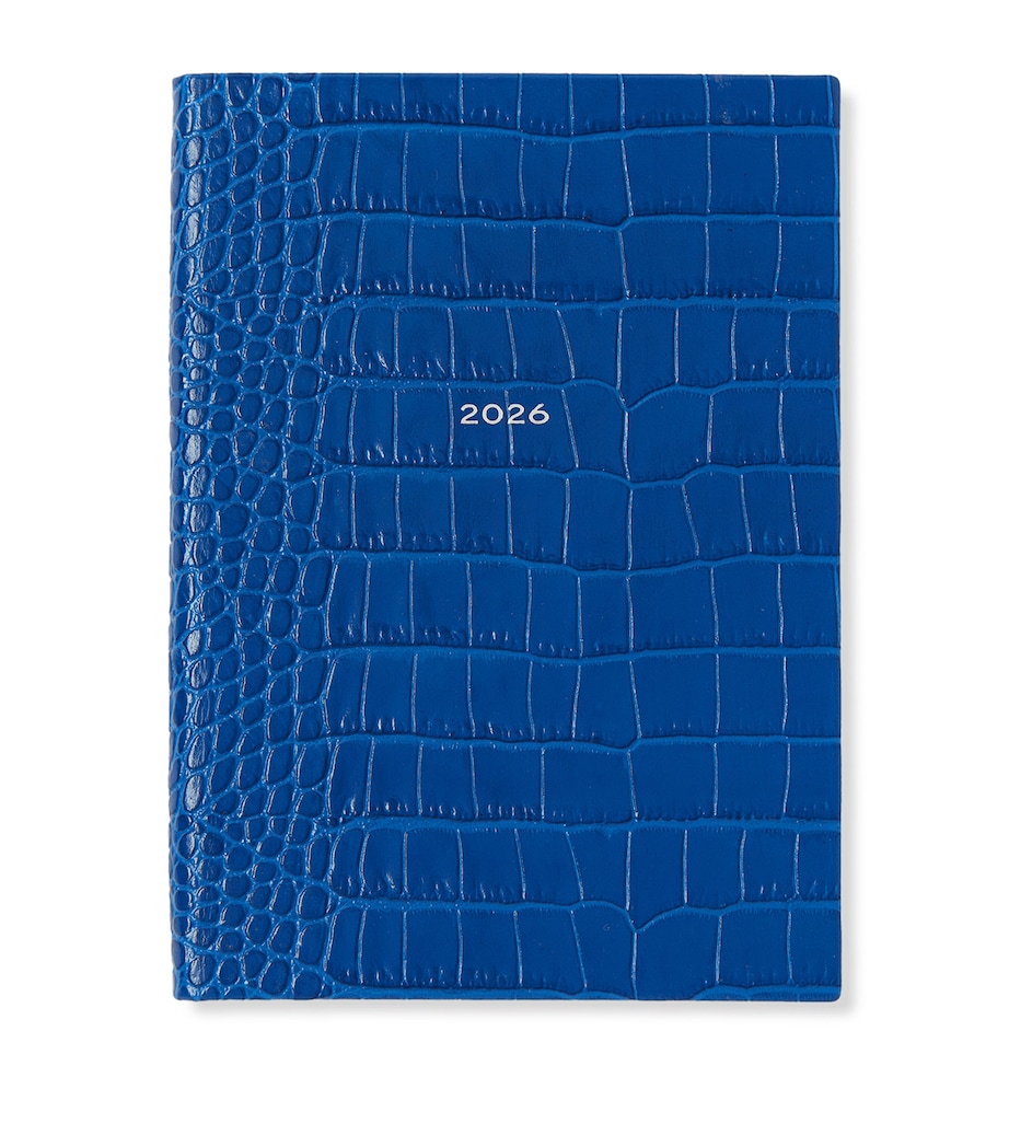 Mara Leather 2026 Soho Planner CERULEAN Image 1