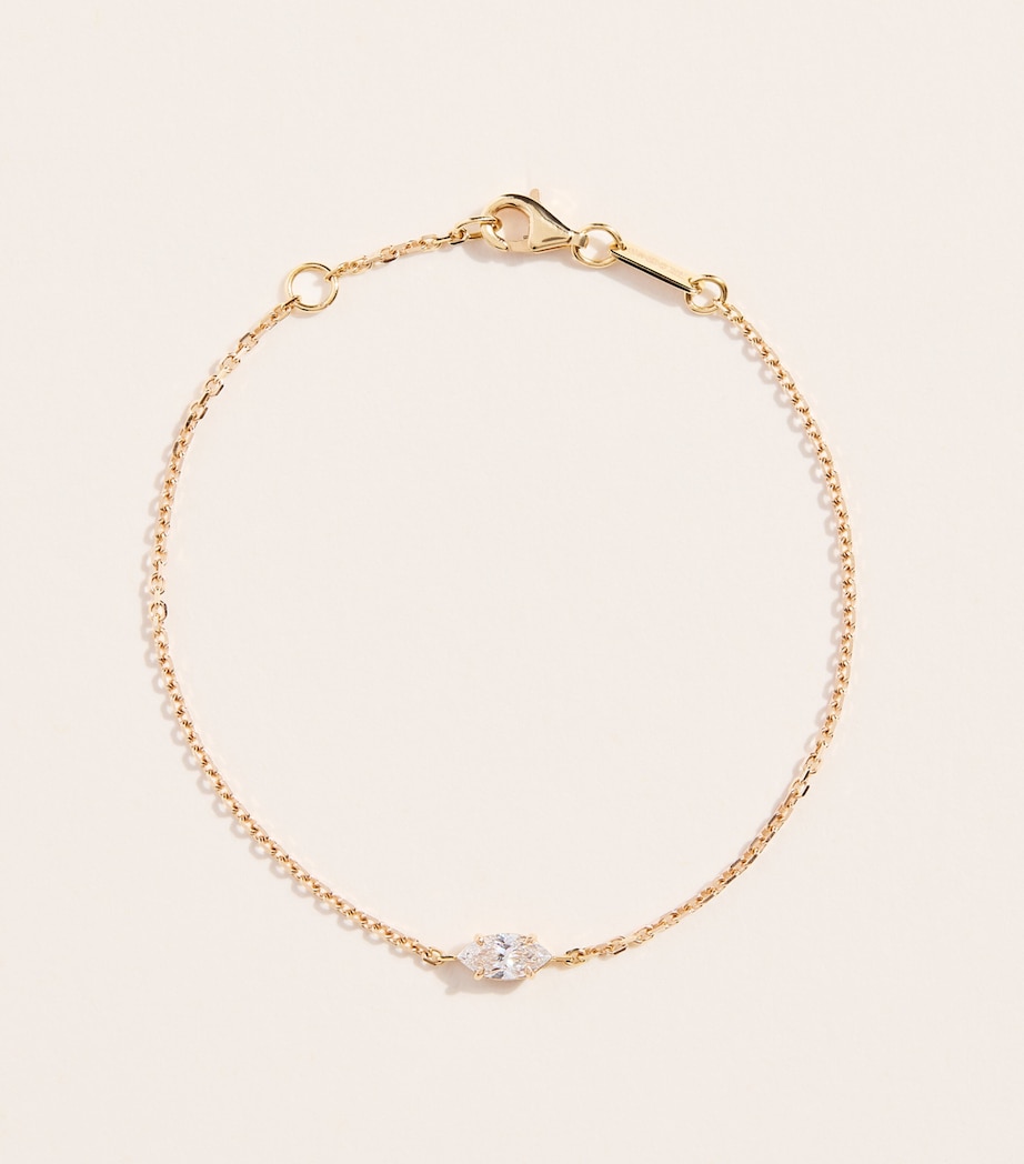 Anita Ko Rose Gold and Diamond Chain Bracelet Rose Gold Image 1