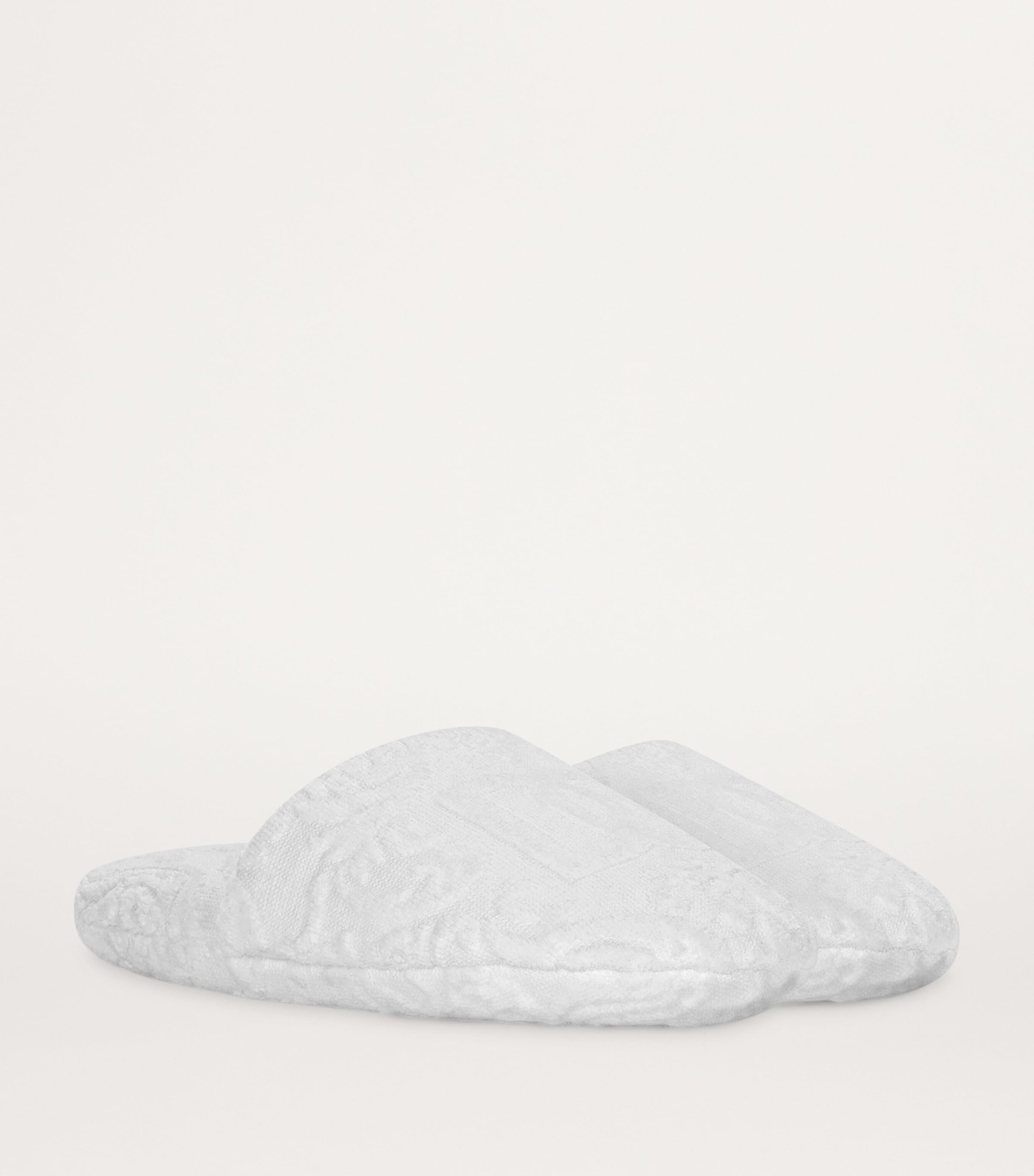 Dolce&Gabbana Casa Terry Cotton DG Slippers Bianco Image 2