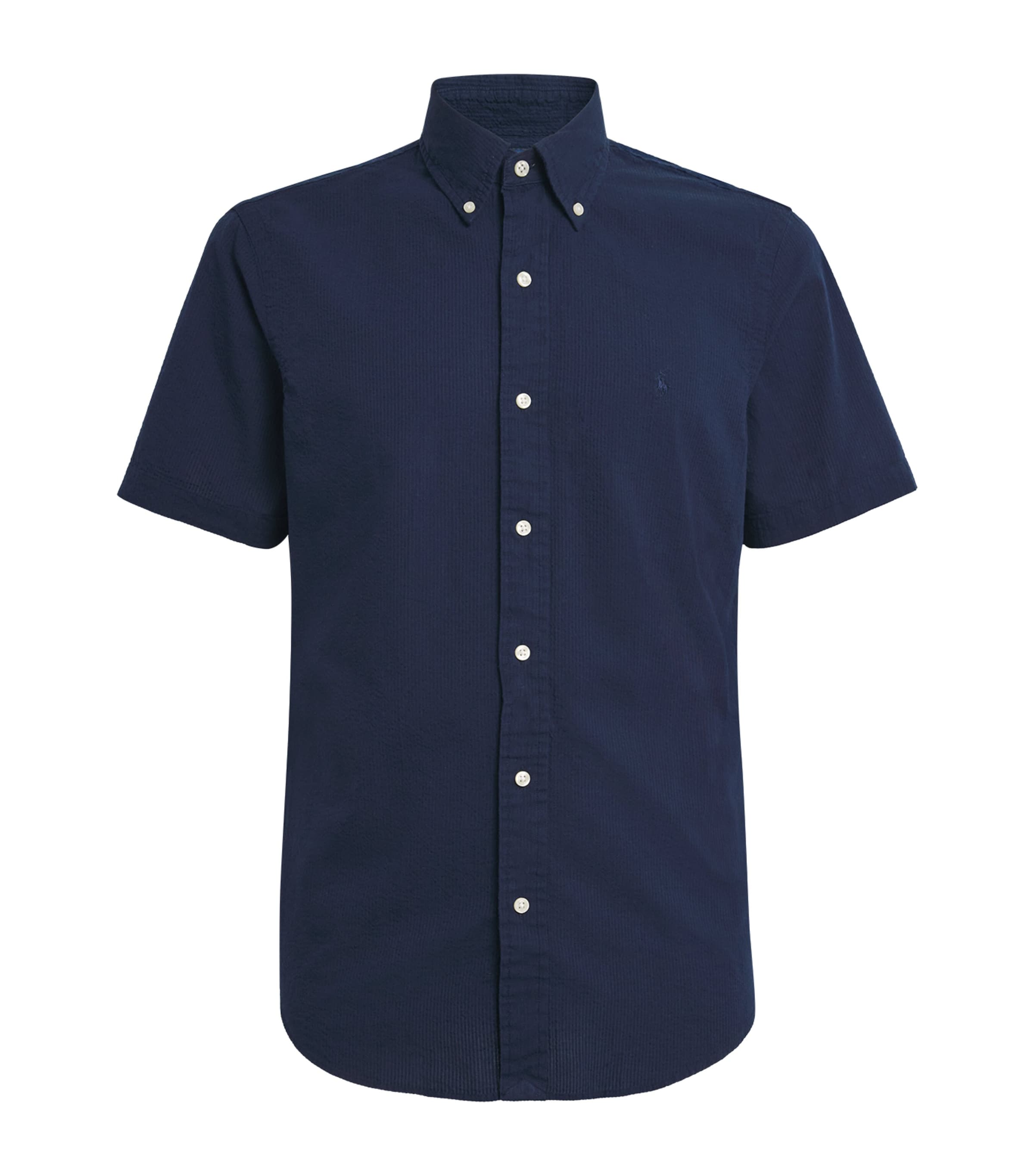 POLO RALPH LAUREN COTTON SEERSUCKER SHORT-SLEEVE SHIRT