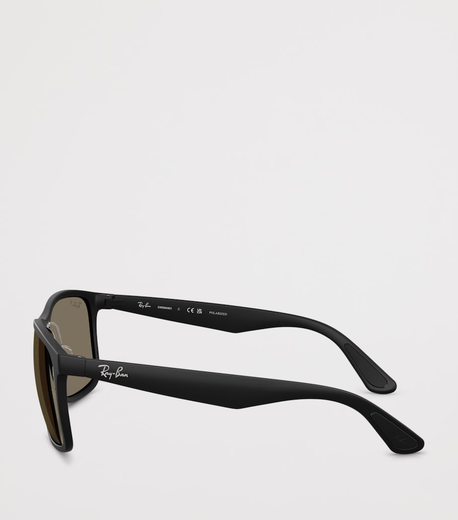 Ray-Ban Square Polarized+ Lenses Sunglasses Black Image 3