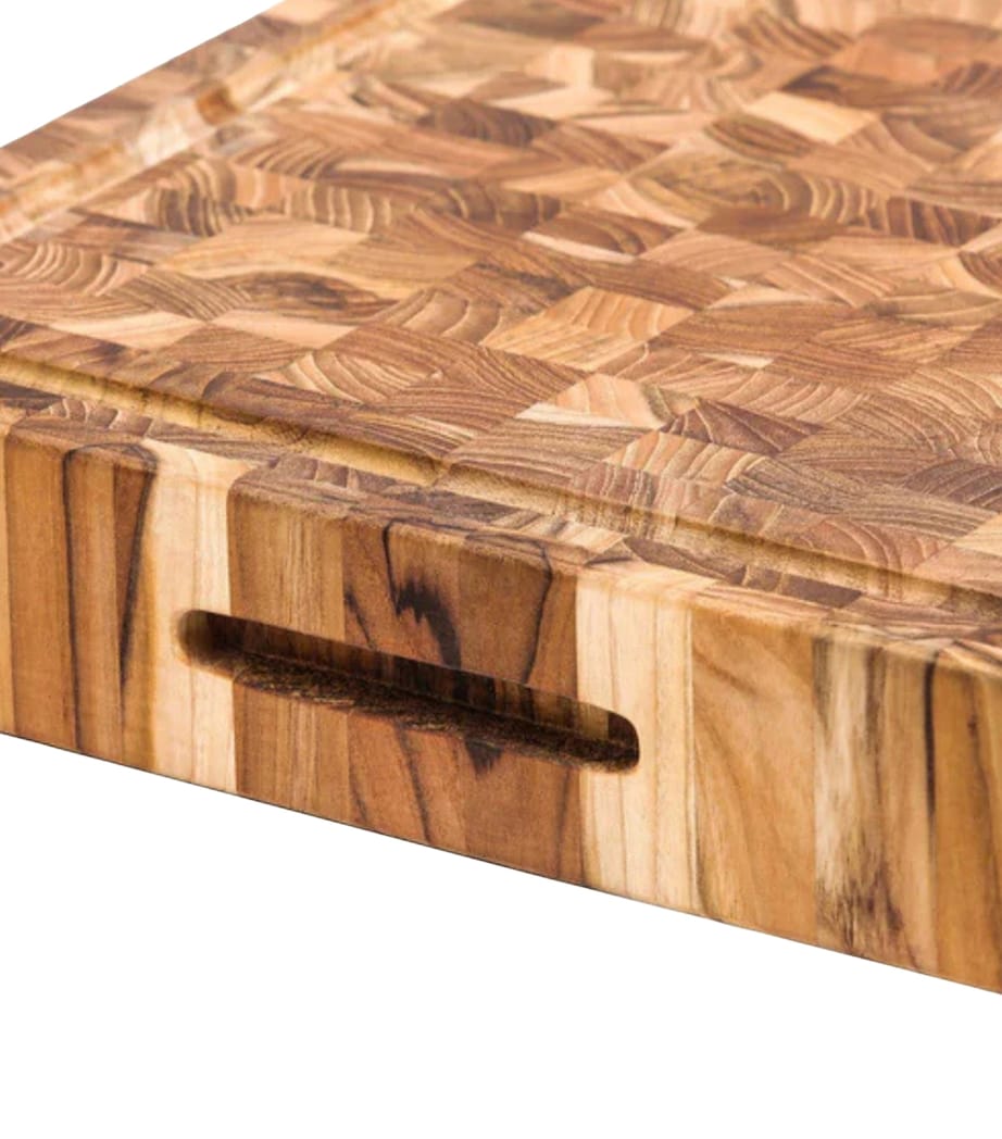 TeakHaus Extra Thick Butcher Block Carving and Cutting Board (52cm x 36cm) Wood Image 4