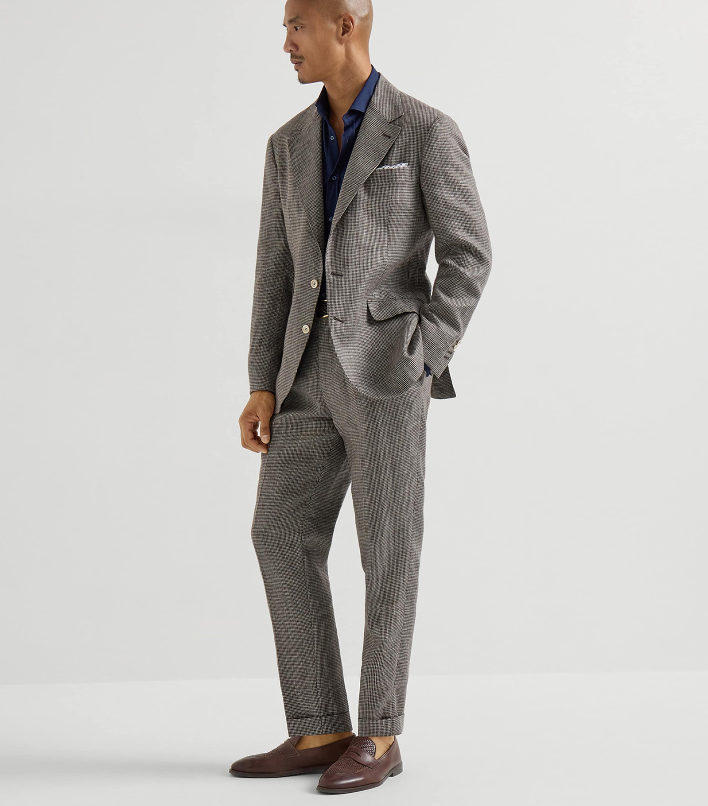 Brunello Cucinelli Mens Cotton Piqué Shirt Image 2