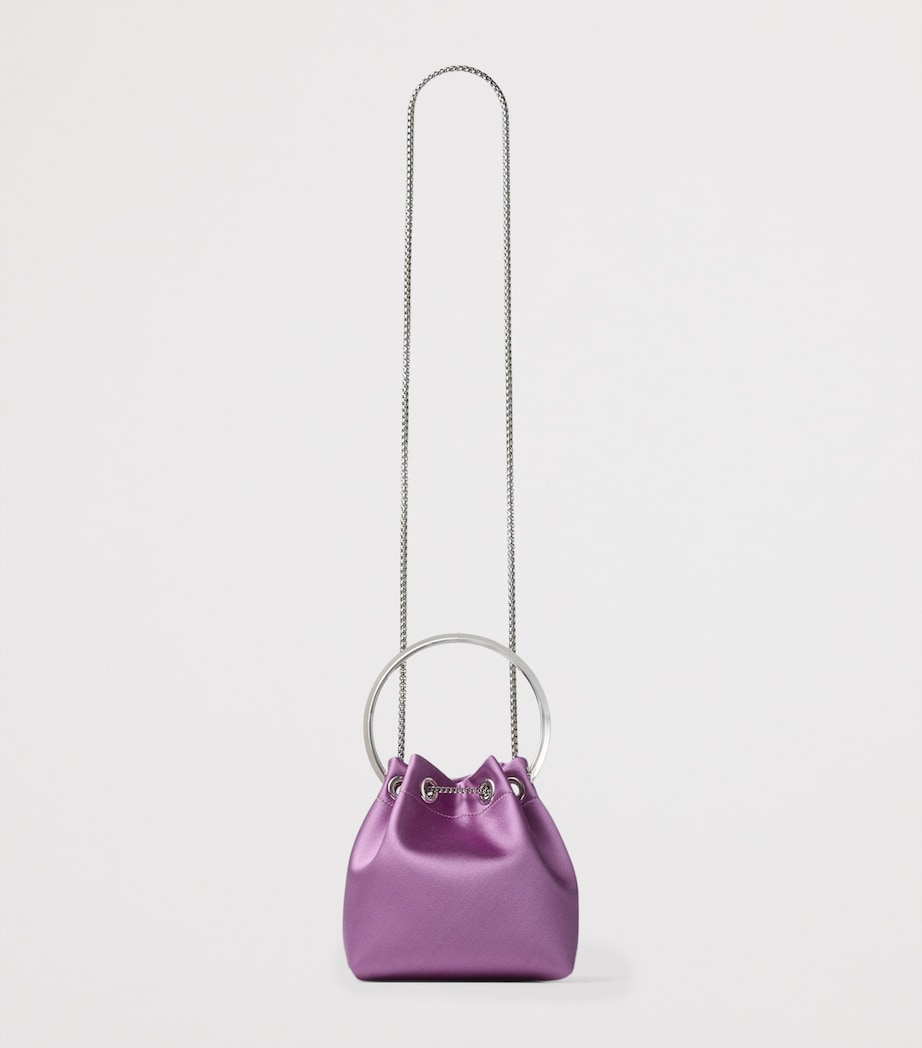 Bon Bon Satin Top-Handle Bag VIOLET ORCHID/SILVER Image 4