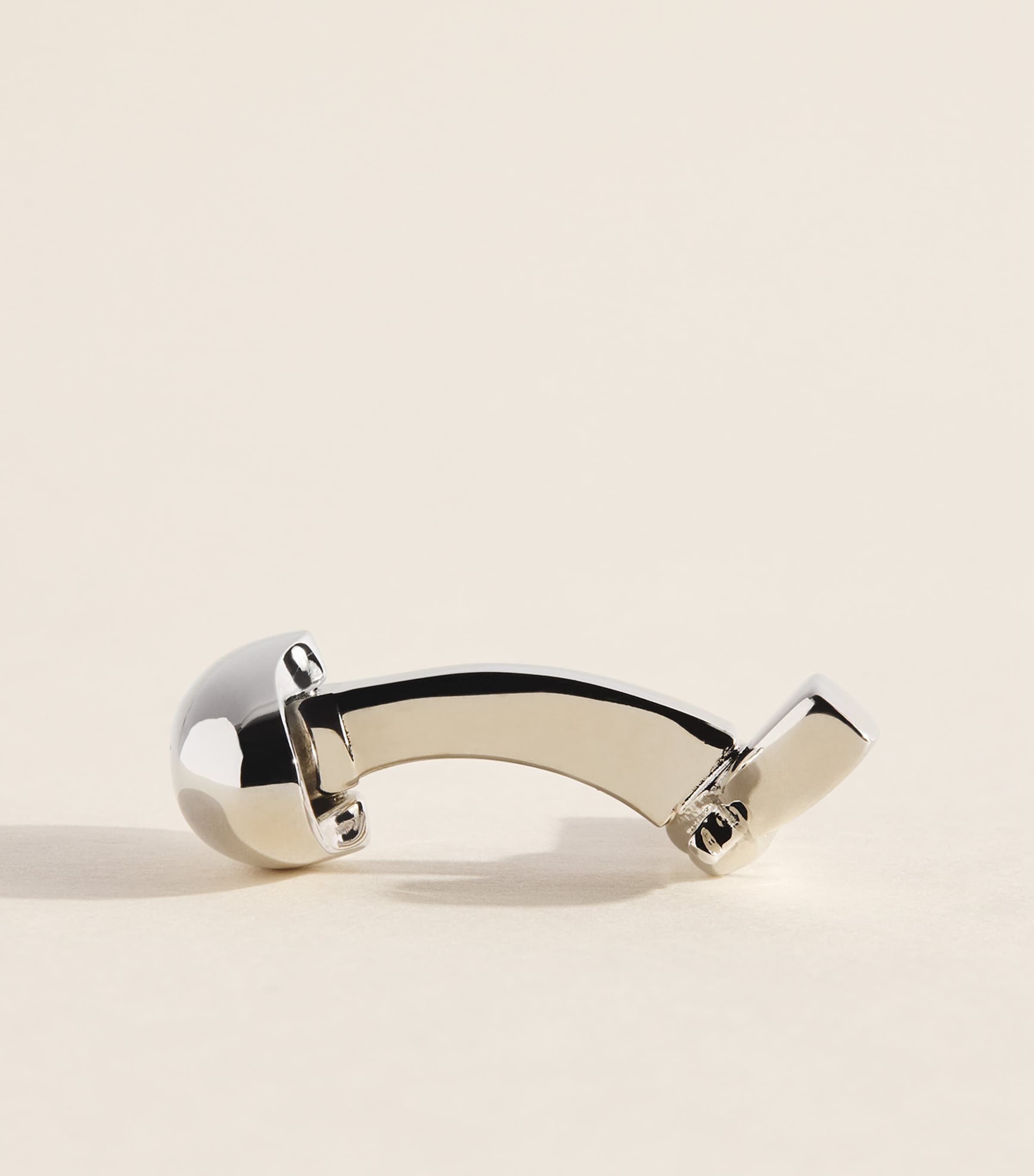 Babette Wasserman Rhodium-Plated Pistol Cufflinks Rhodium Image 4