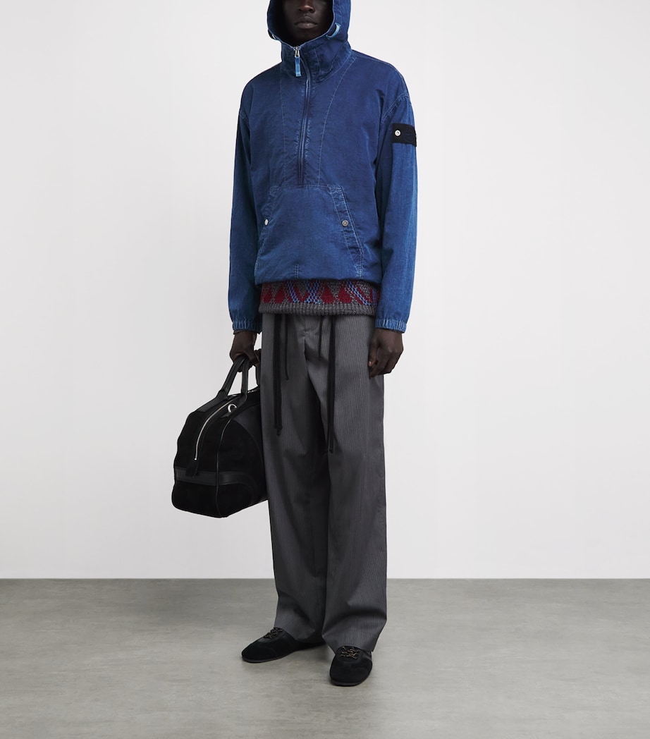 Stone Island Mens Hooded Anorak Jacket Image 2