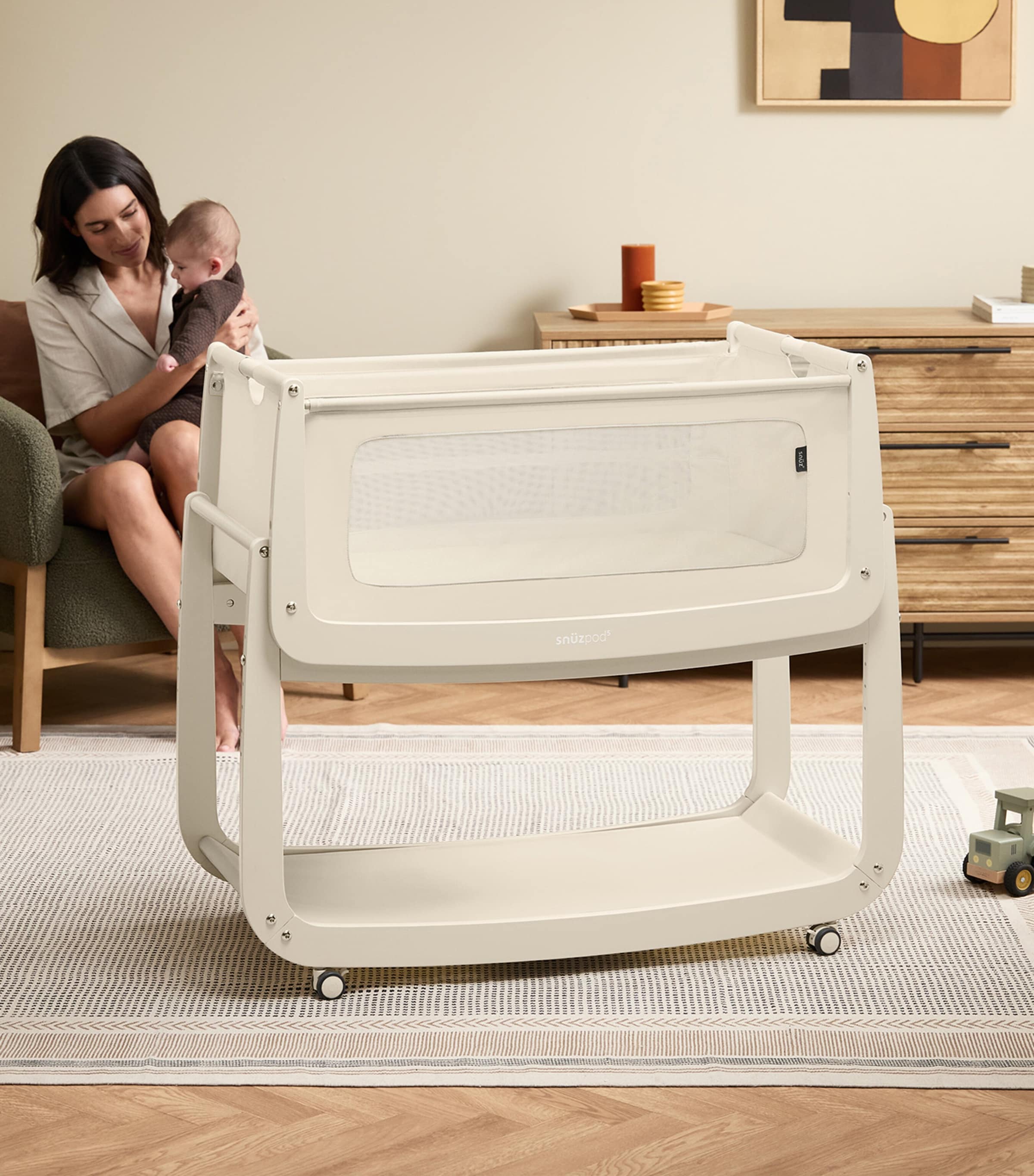 Snüz SnüzPod 5 Bedside Crib Cashmere Image 6