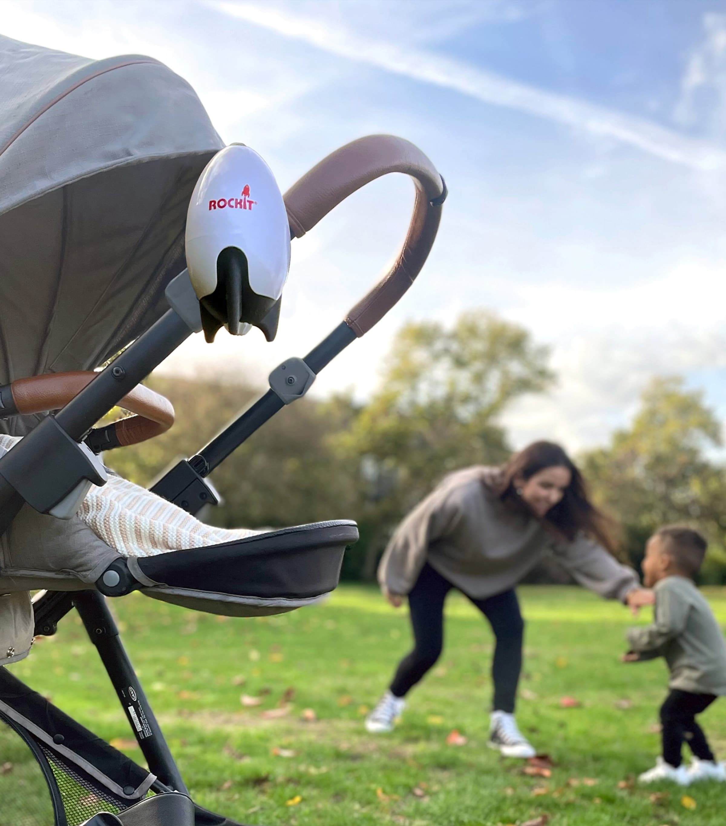 Portable Rockit Baby Rocker WHITE Image 6