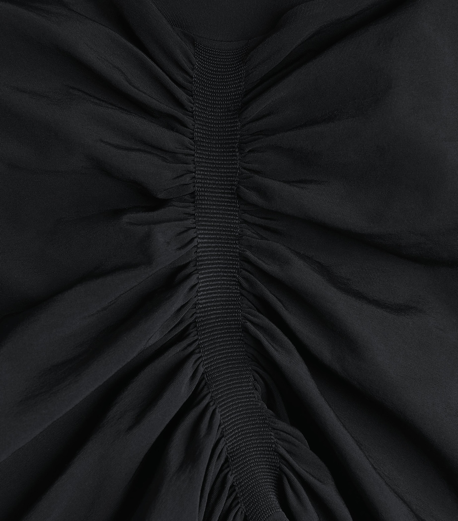 Off-The-Shoulder Mini Dress 7005 BLACK Image 5