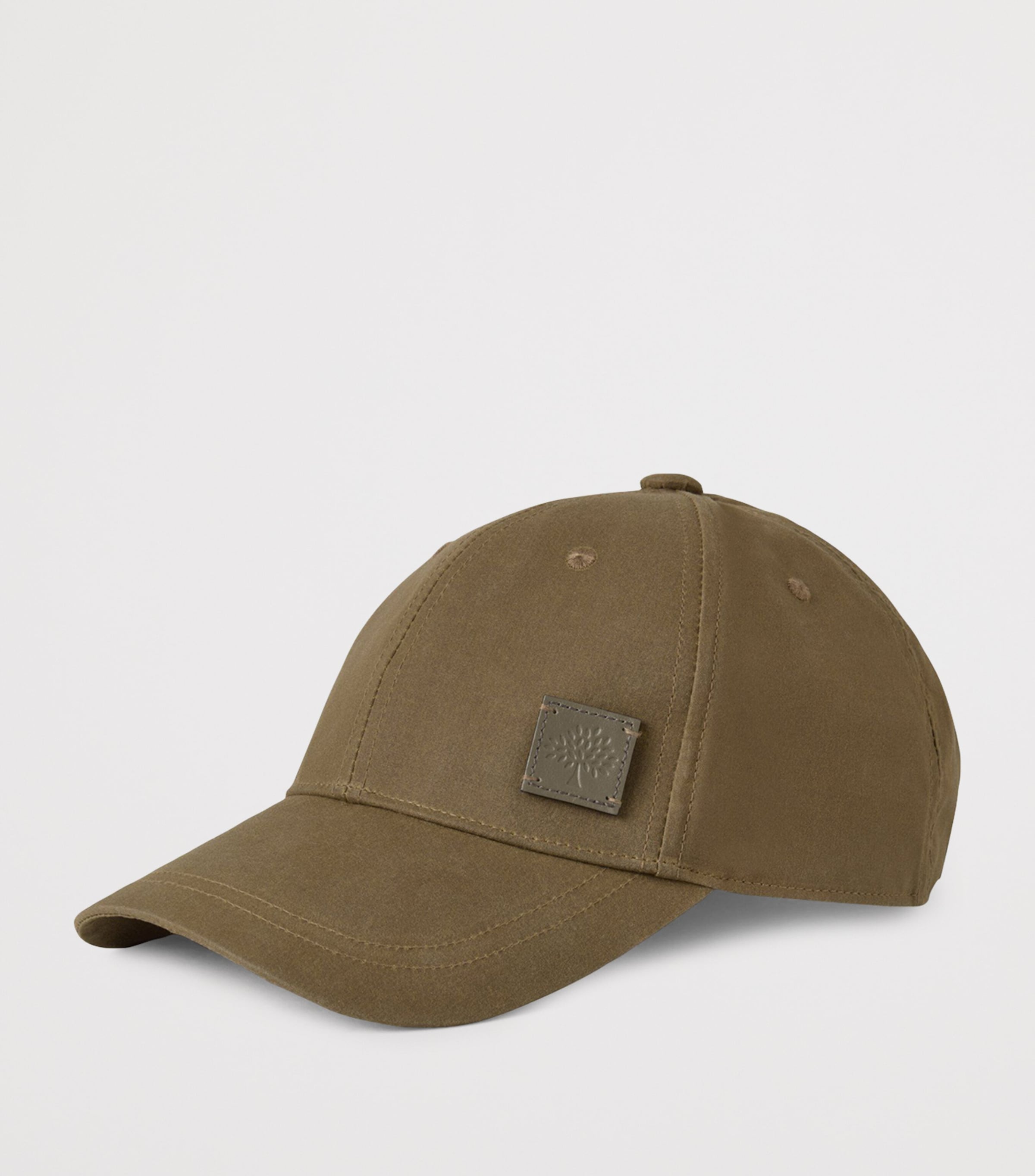 Waxed Cotton Baseball Cap DARK MOSS Image 3