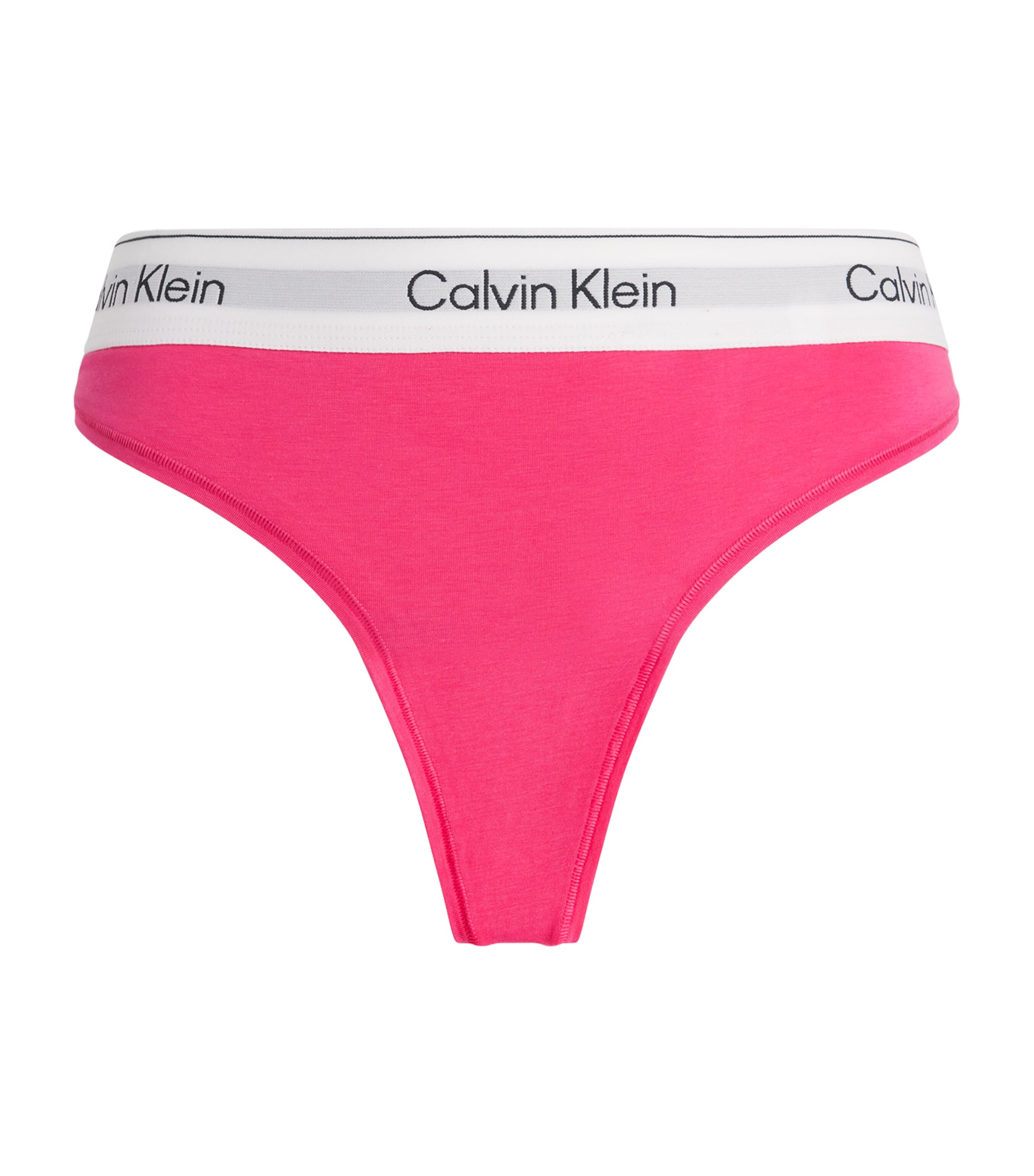 Cotton-Modal Valentines Icon Thong VIBRANT PINK Image 1