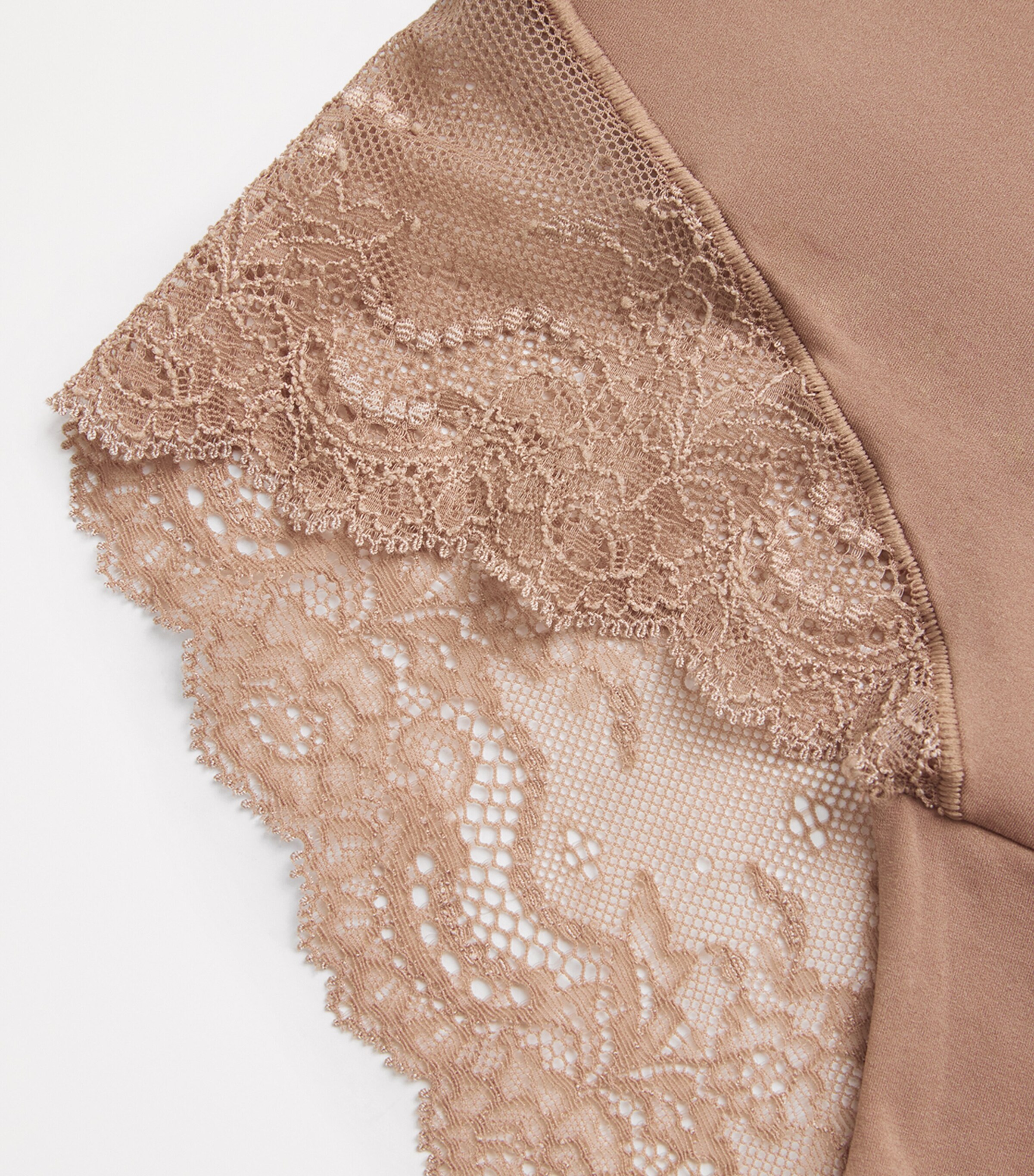 Lace Undie-Tectable Hipster Briefs CAFE AU LAIT Image 4