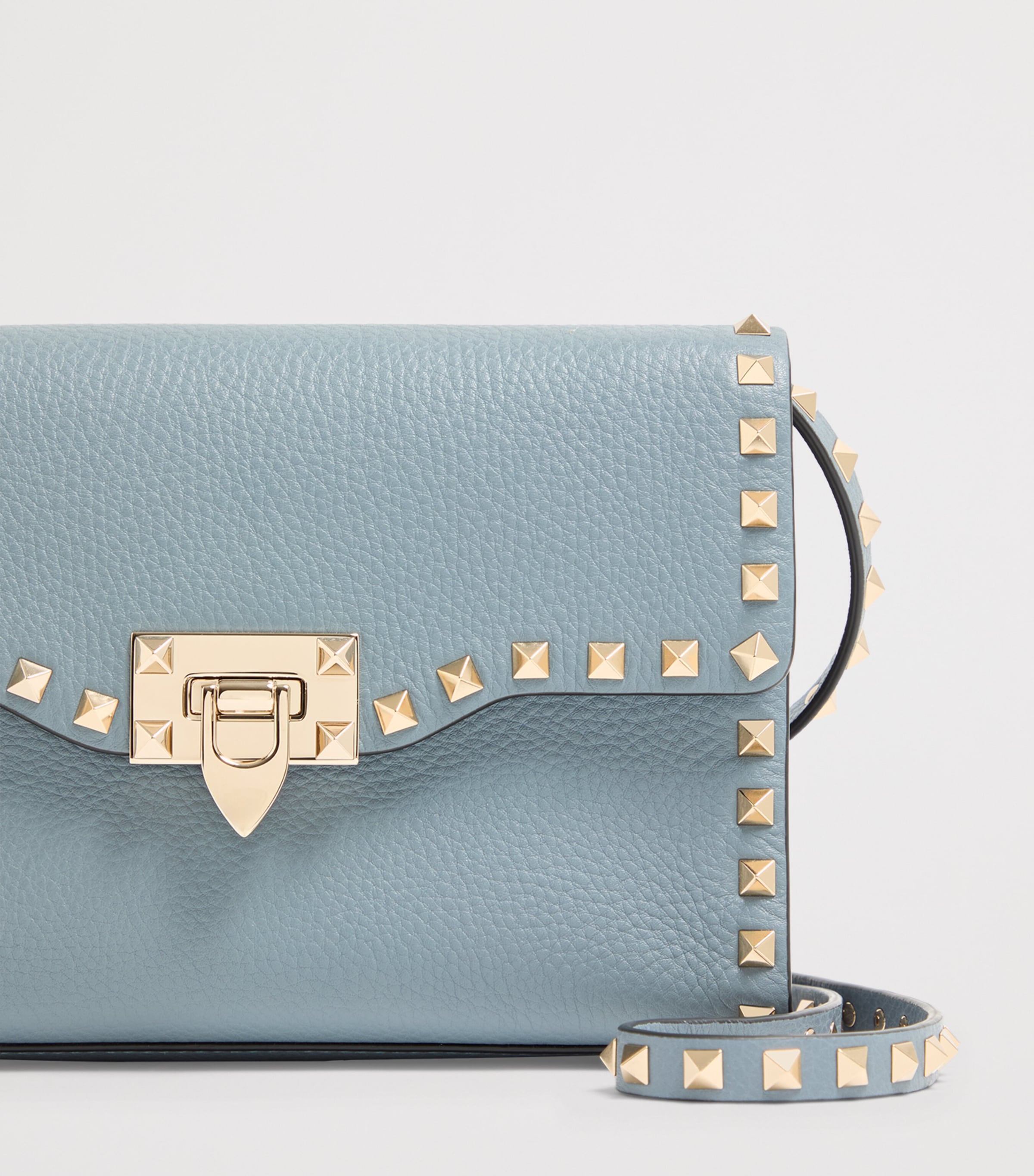 Small Leather Rockstud Shoulder Bag MXE Image 7