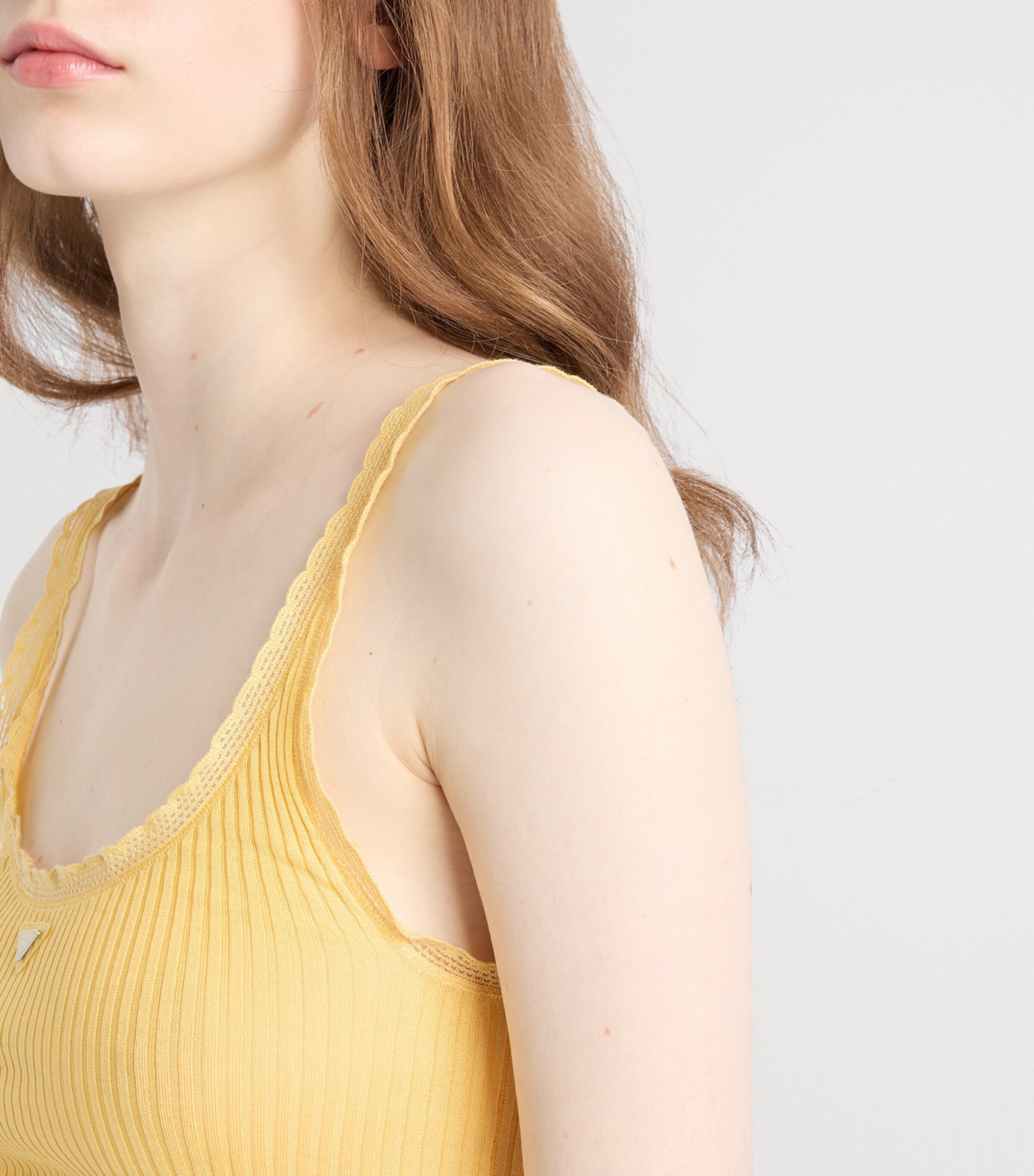 Cotton Ribbed Tank Top F0010 Image 5