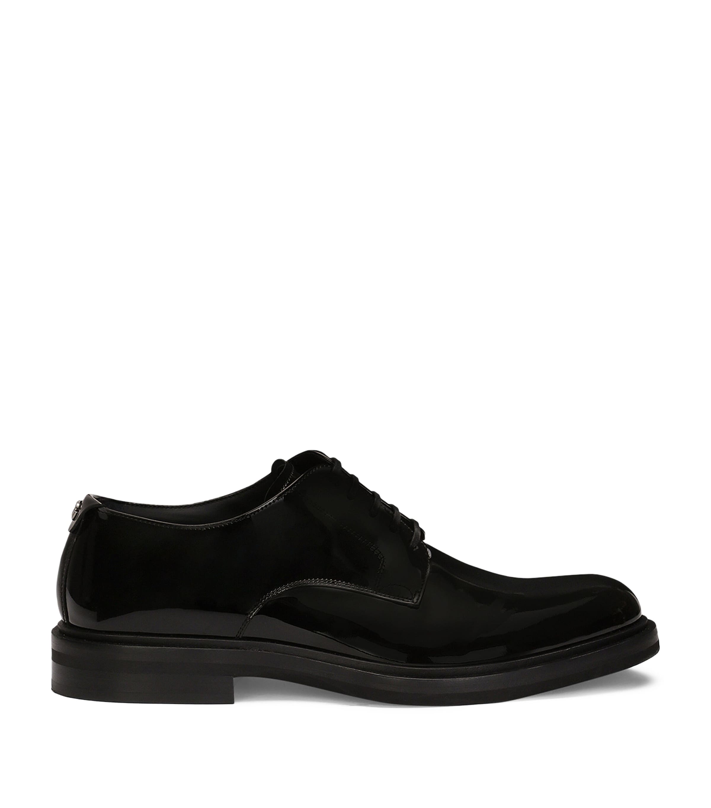 Dolce&Gabbana Patent Leather Derby Shoes Black Image 1