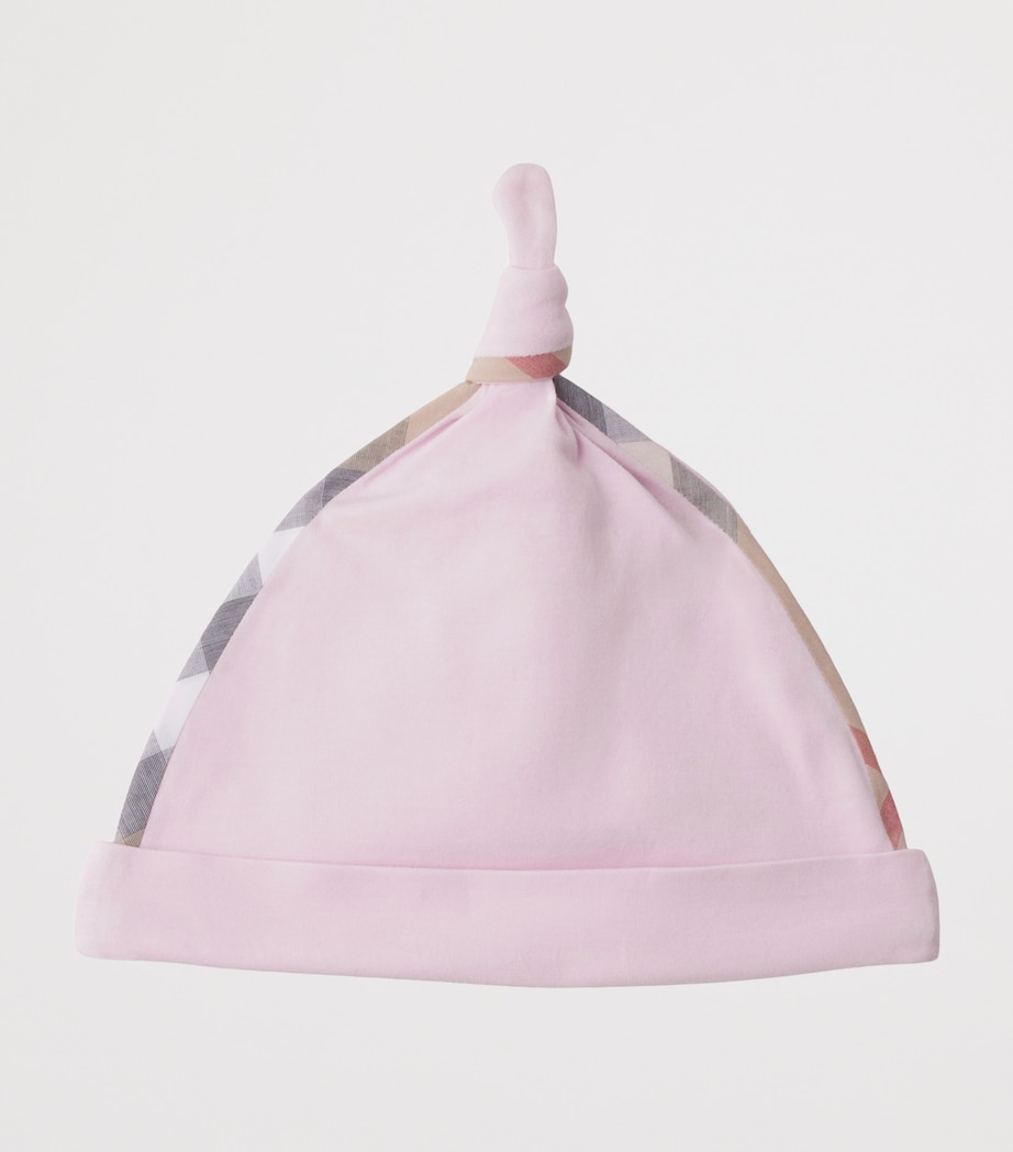Cotton All-In-One, Hat and Bib Gift Set (1-18 Months) LOTUS Image 5