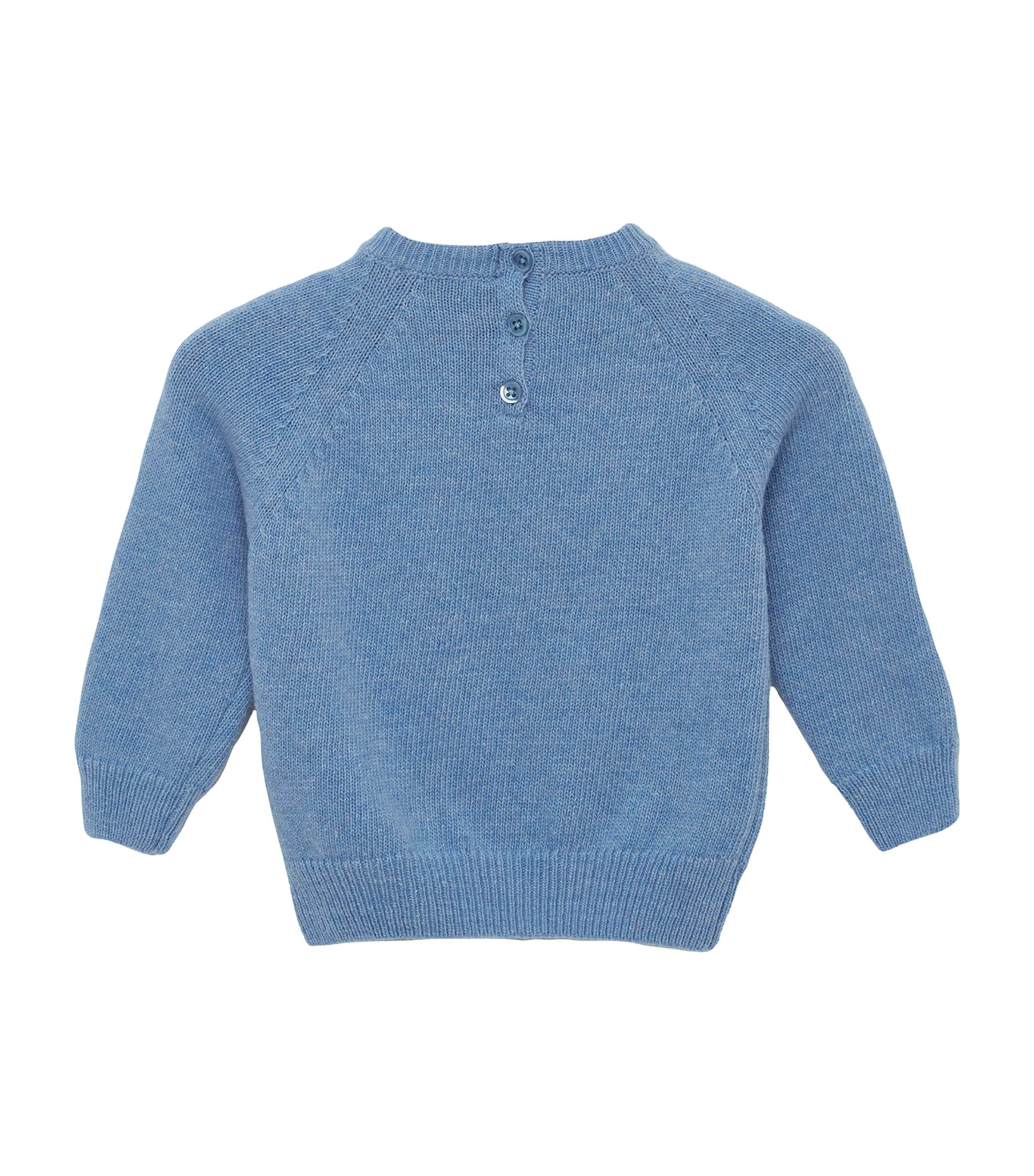 Drumming Guardsman Sweater (3-24 Months) BLUE MARL Image 2