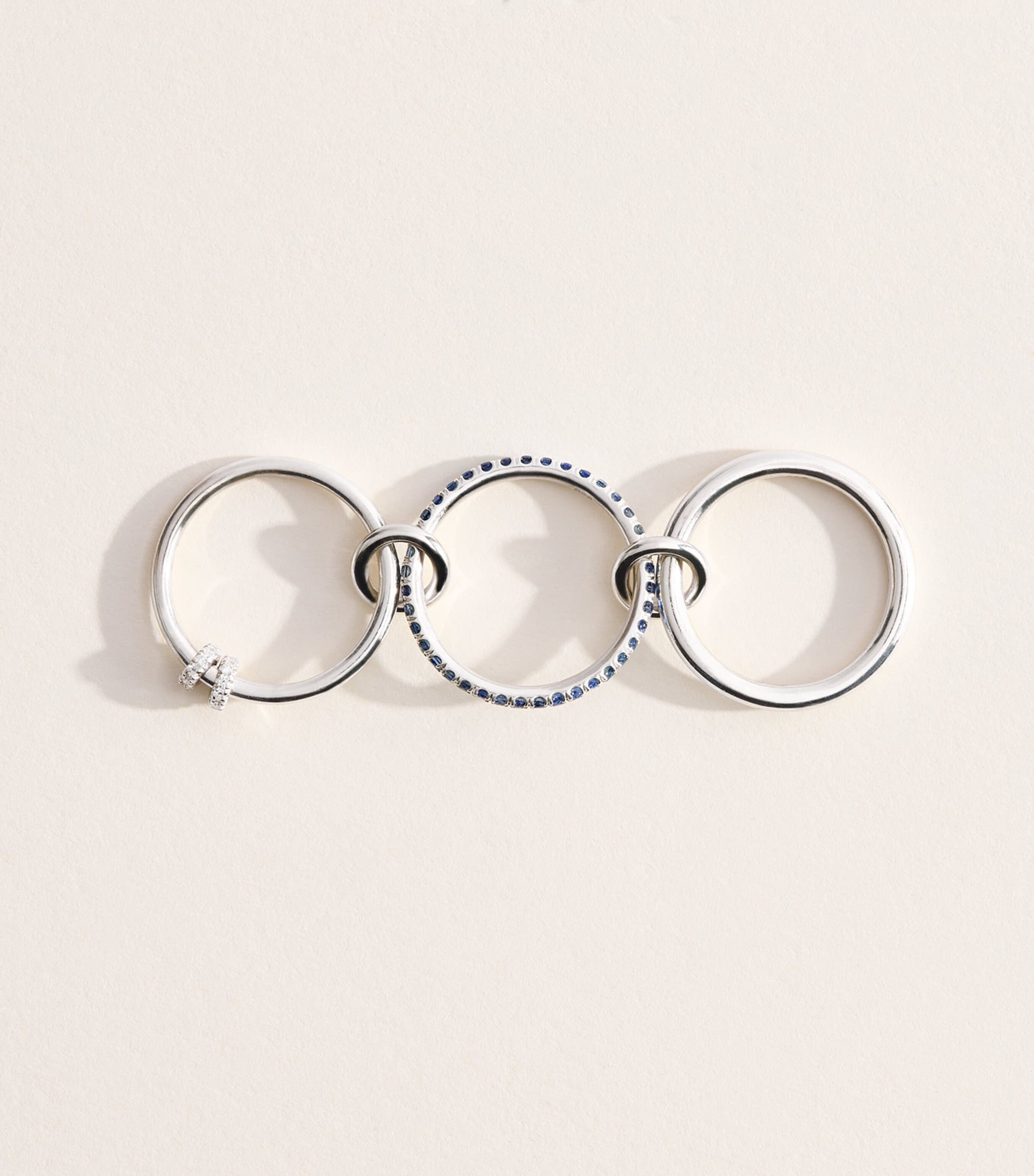 Spinelli Kilcollin Sterling Silver, Diamond and Sapphire Raneth Ring Sterling Silver Image 3