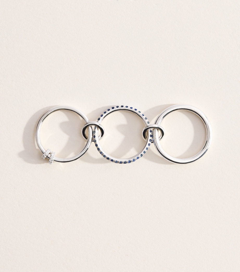 Spinelli Kilcollin Sterling Silver, Diamond and Sapphire Raneth Ring Sterling Silver Image 3