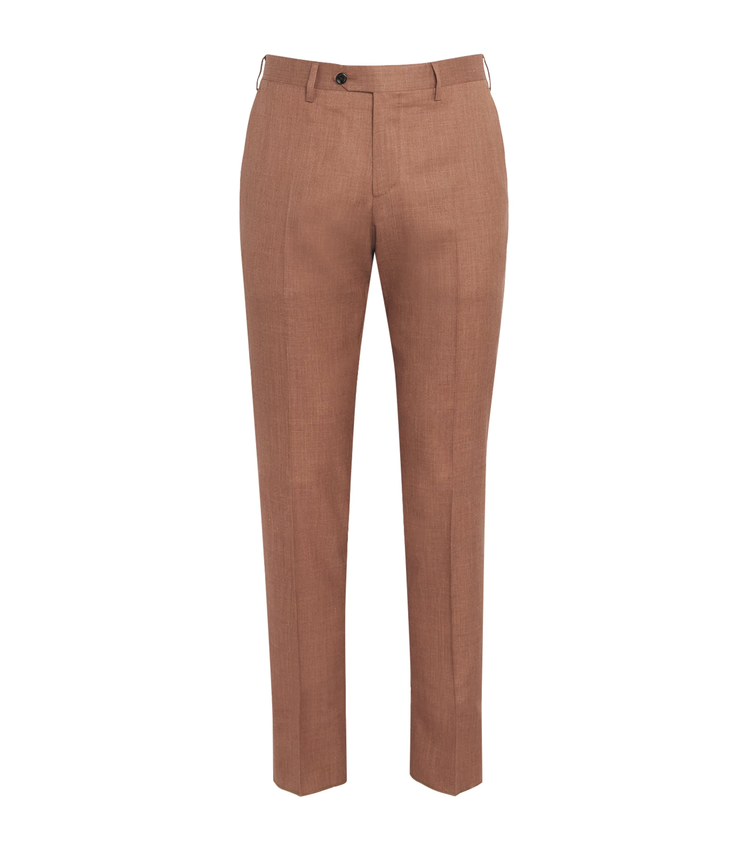 Cotton-Blend Paris Trousers 430 BROWN Image 1