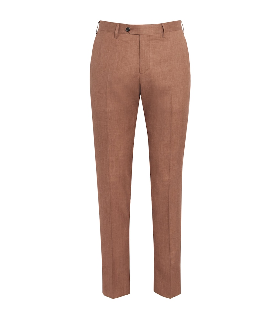 Cotton-Blend Paris Trousers 430 BROWN Image 1