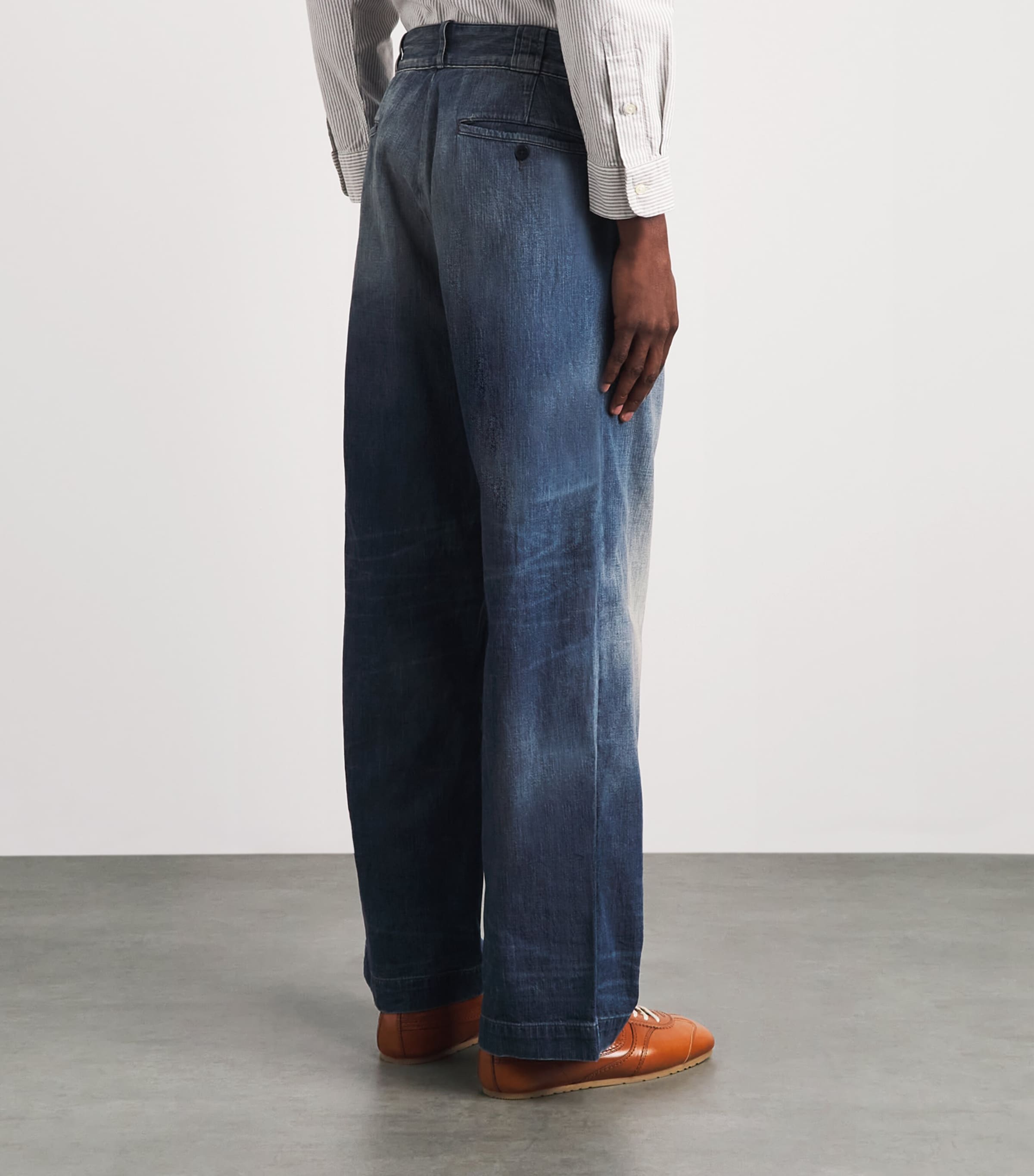 Polo Ralph Lauren Mens Wide-Leg Jeans Labrynth Image 5