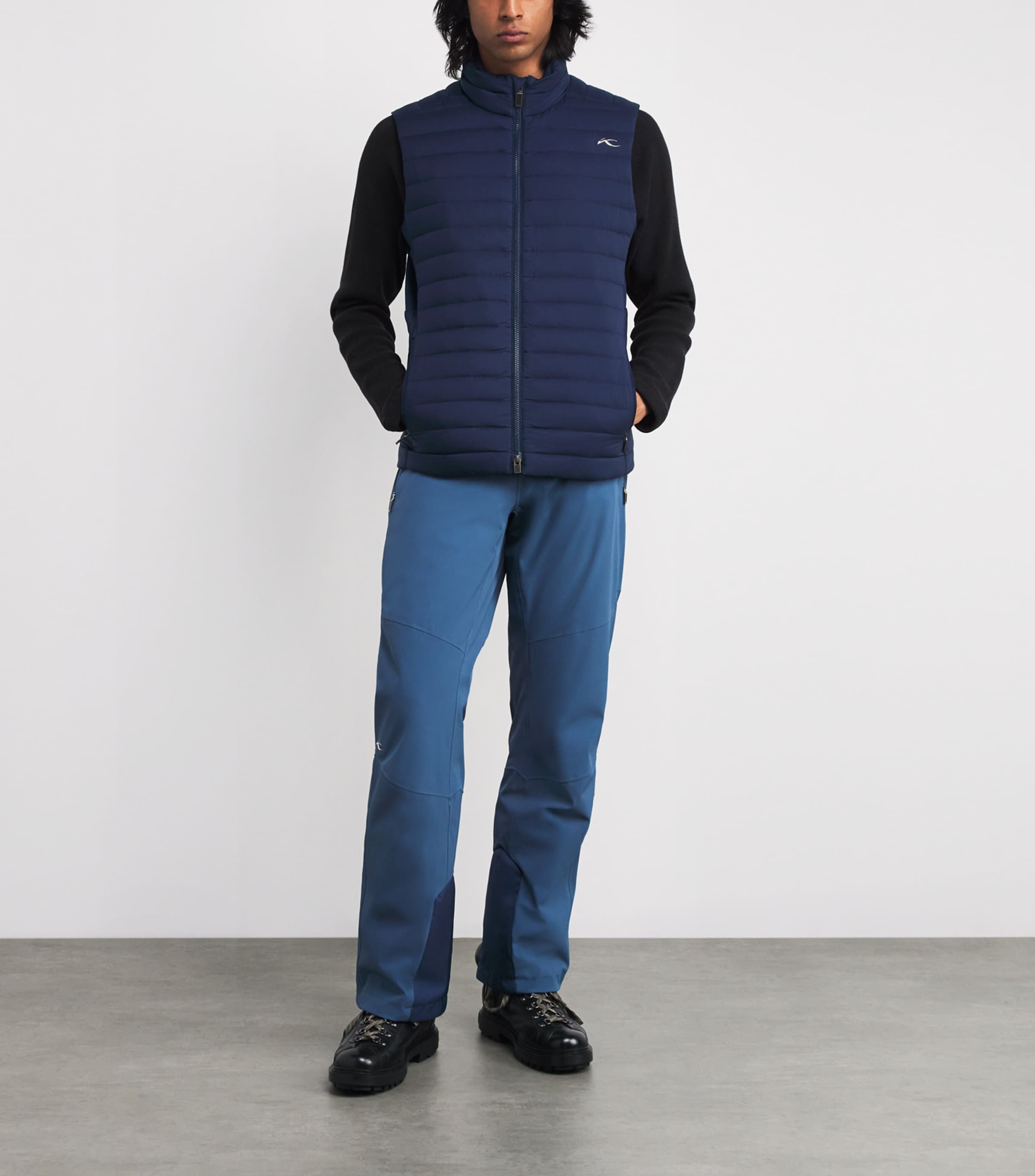 Water-Repellent Blackcomb Down Gilet KJUS NAVY Image 2