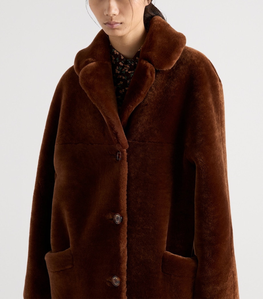 Shearling Coat F0046 Image 3