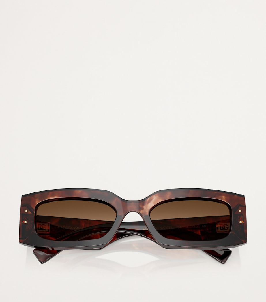 Dolce&Gabbana Acetate Rectangular Sunglasses Image 5