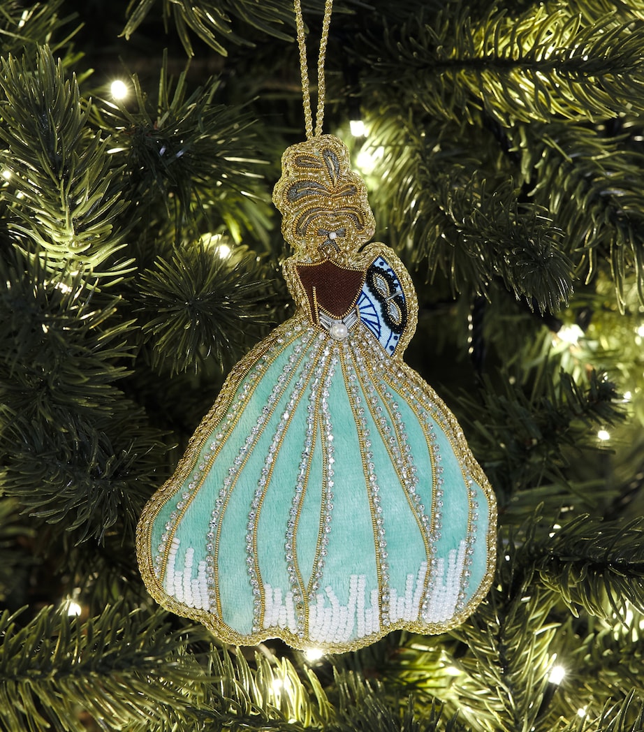 Tinker Tailor Rococo Lady Tree Decoration Eau De Nil & Gold Image 3