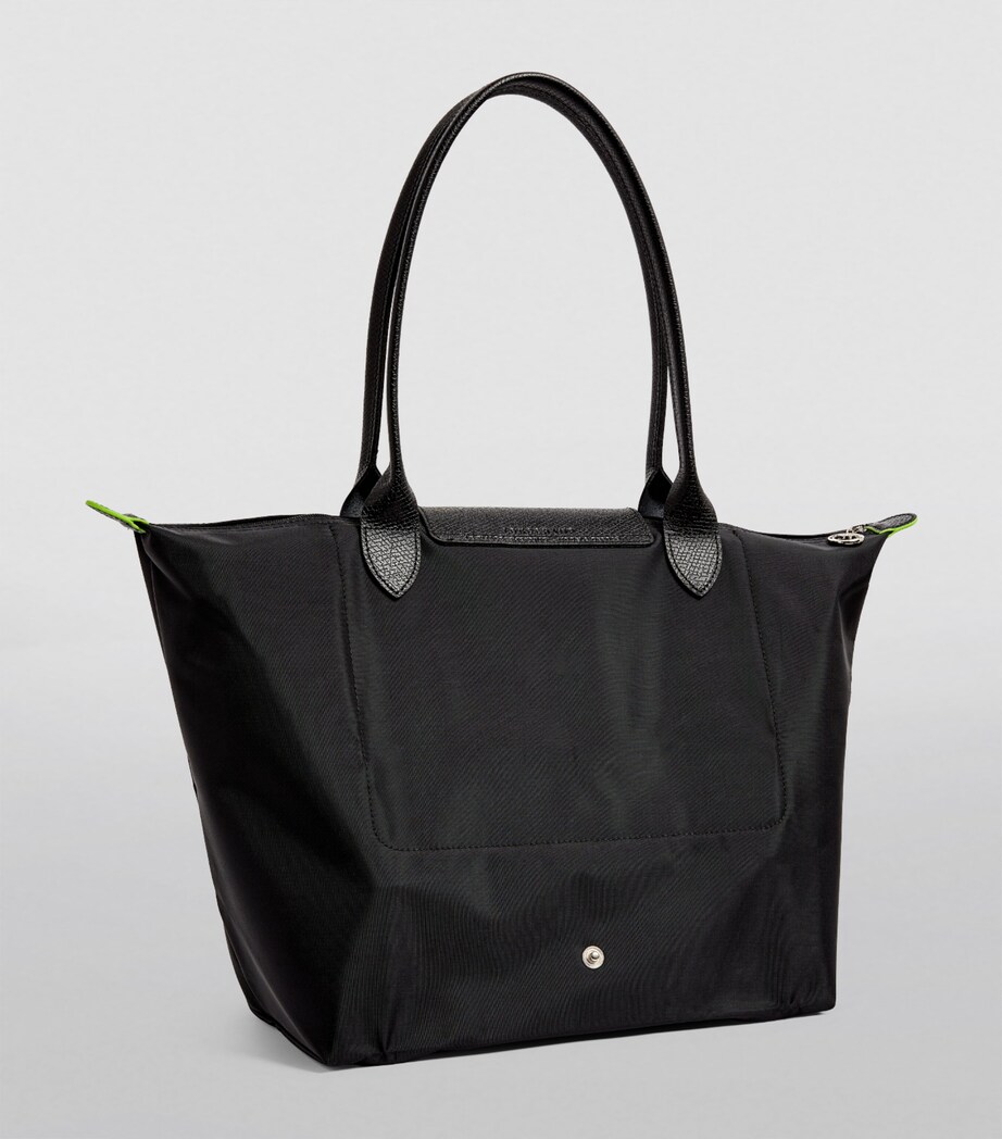 Large Le Pliage Green Tote Bag 001 BLACK Image 2