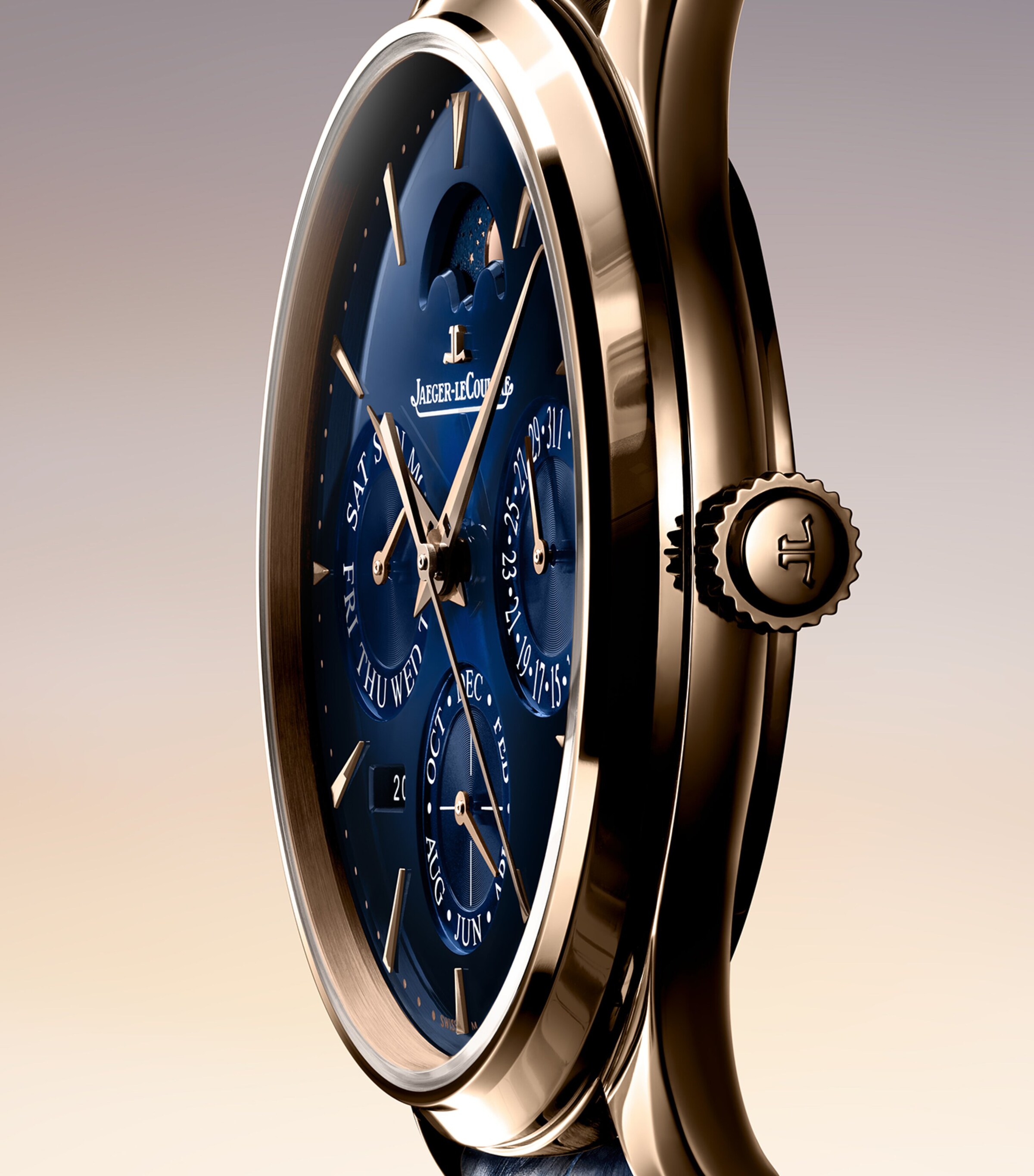 Jaeger-LeCoultre Pink Gold Master Ultra Thin Perpetual Calendar Watch 39mm Pink Gold Image 4