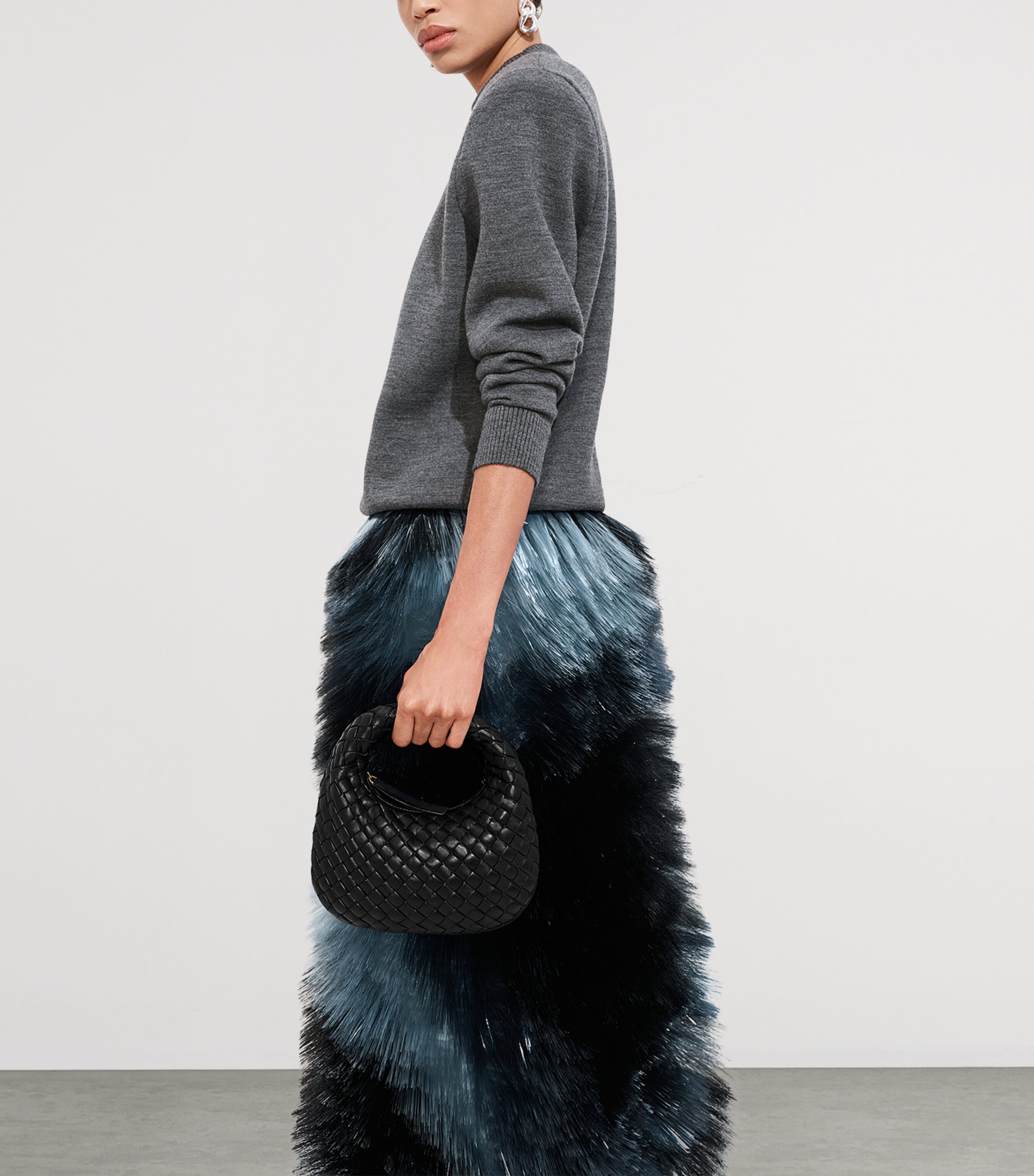 Bottega Veneta Baby Leather Veneta Shoulder Bag Image 4